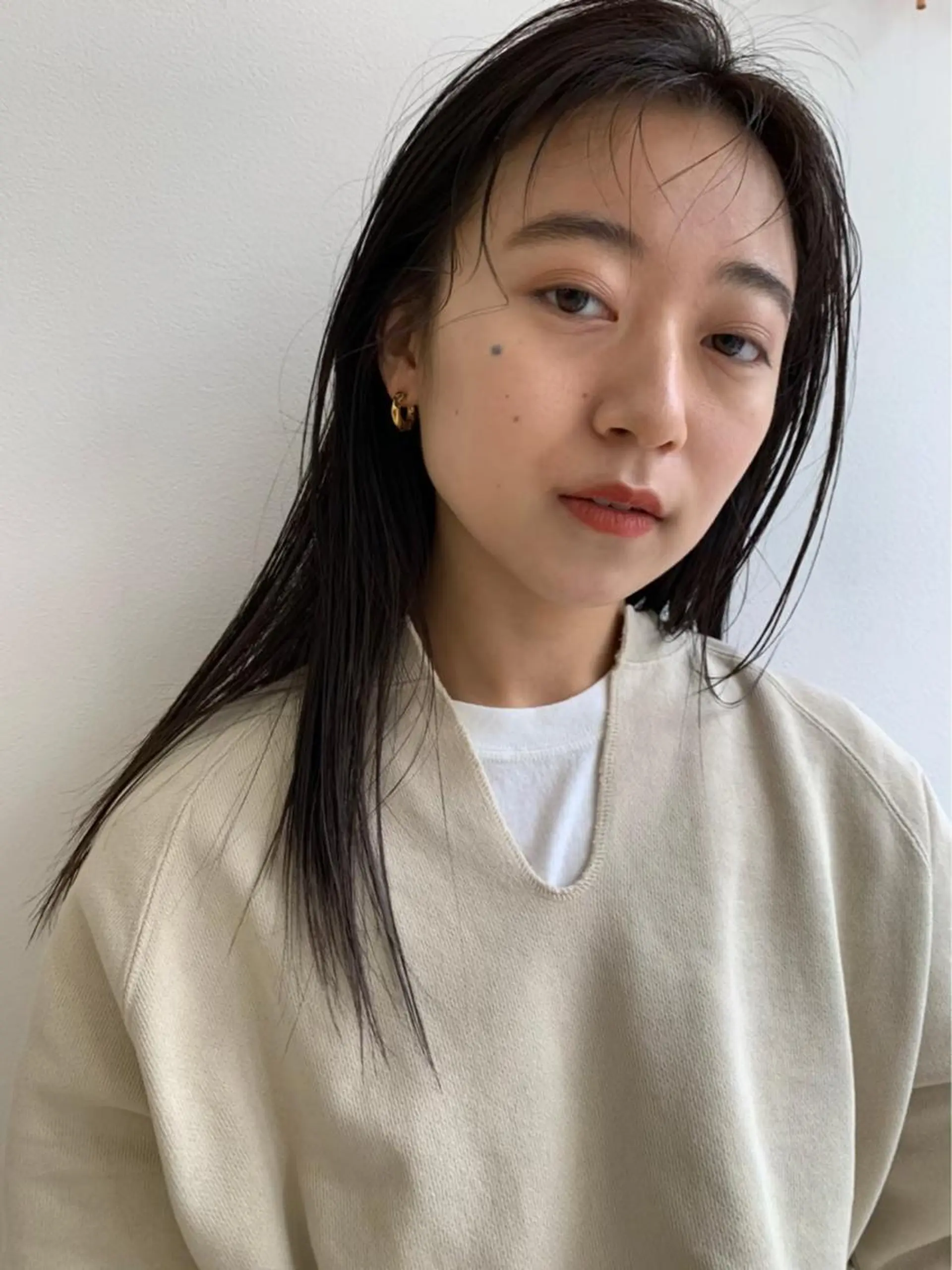 セミロング カラー 🎀暖色カラー🎀 おかだみほのヘアスタイル