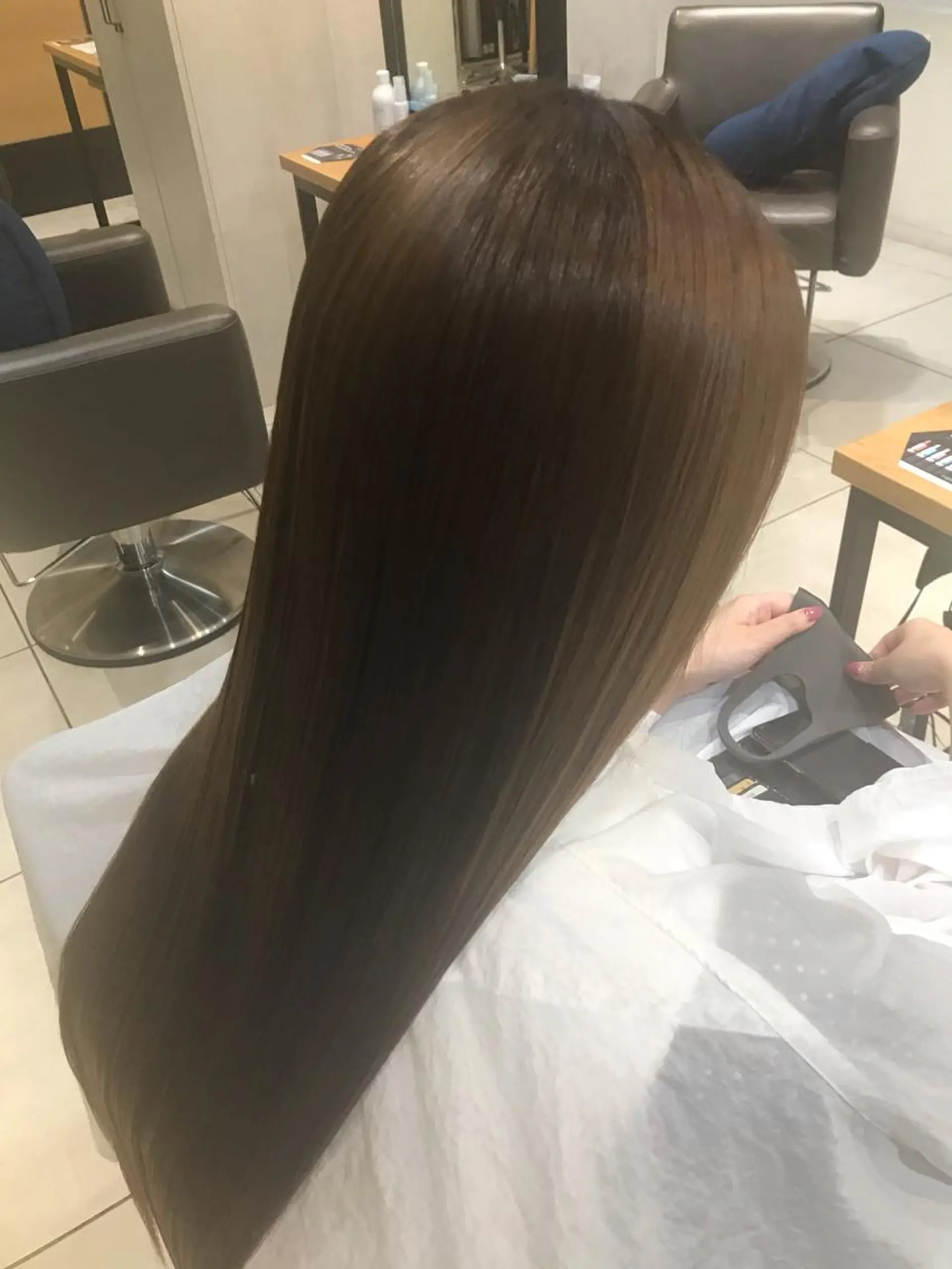 ロング Emerge渋谷店　［エマージュ］所属・美髪縮毛矯正No1 toshiのヘアスタイル