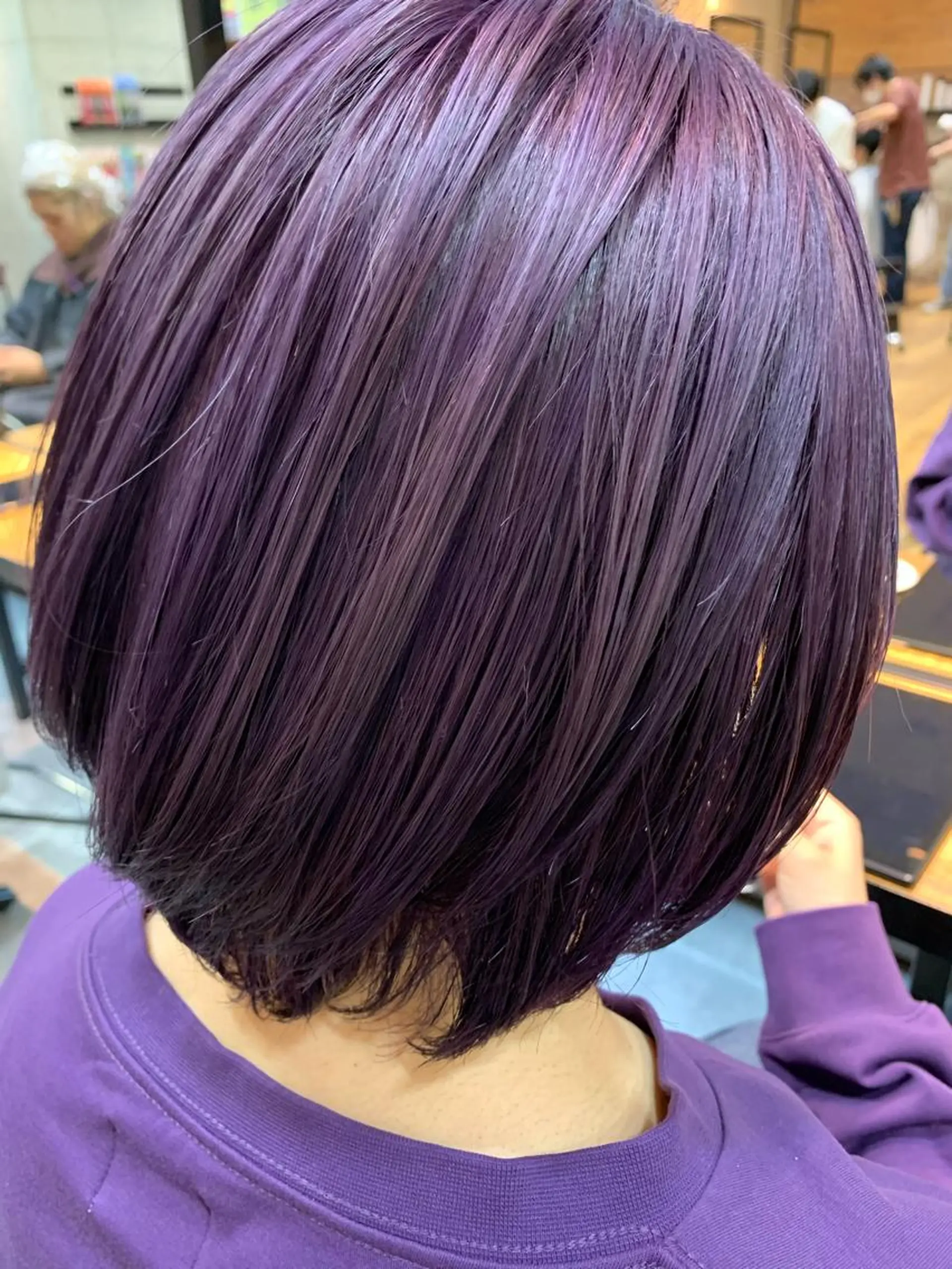 ミディアム カラー ヘアカラー トリートメント 天野 開のヘアスタイル