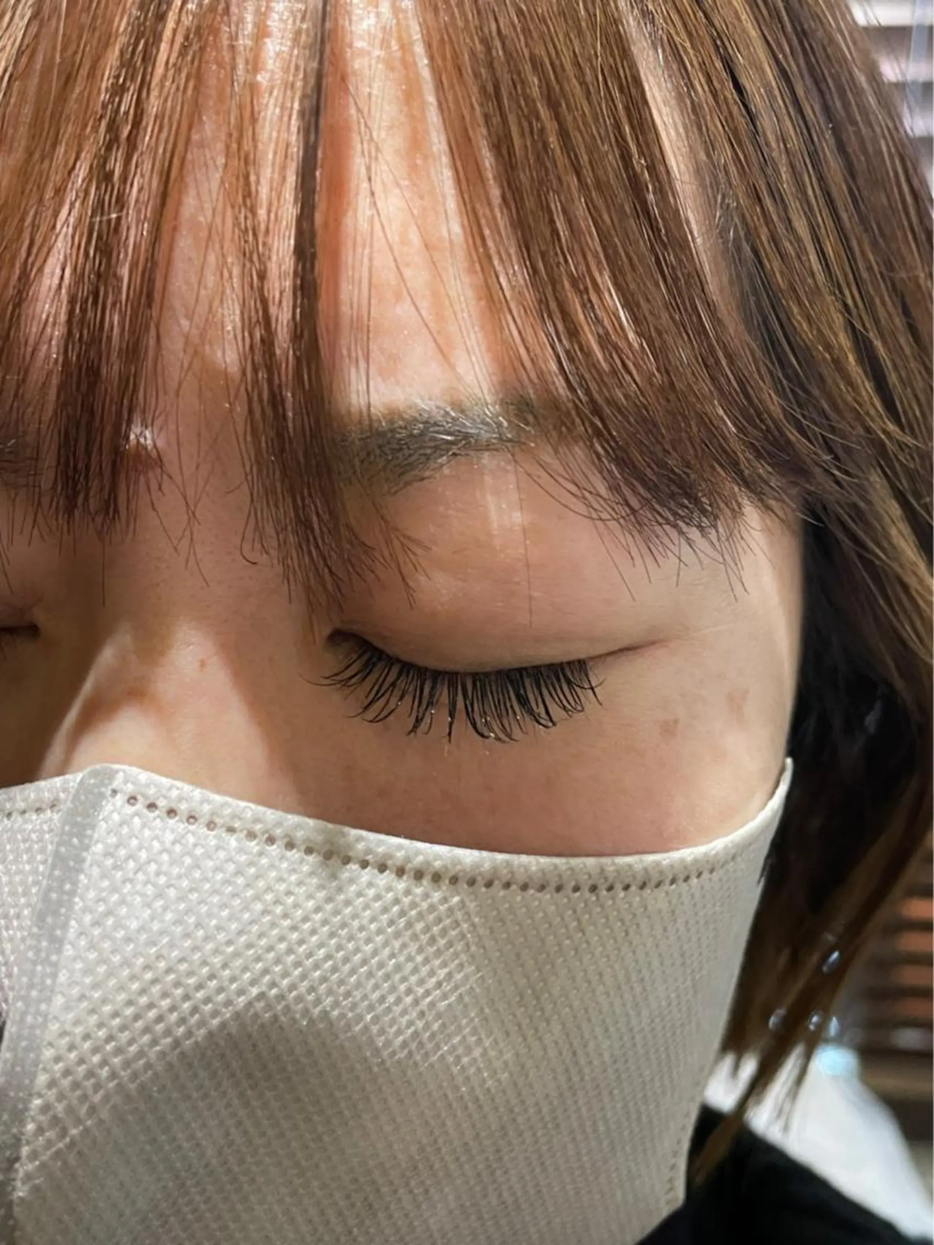 マツエク・マツパ 最高級人毛 100%エクステ茉央のヘアスタイル