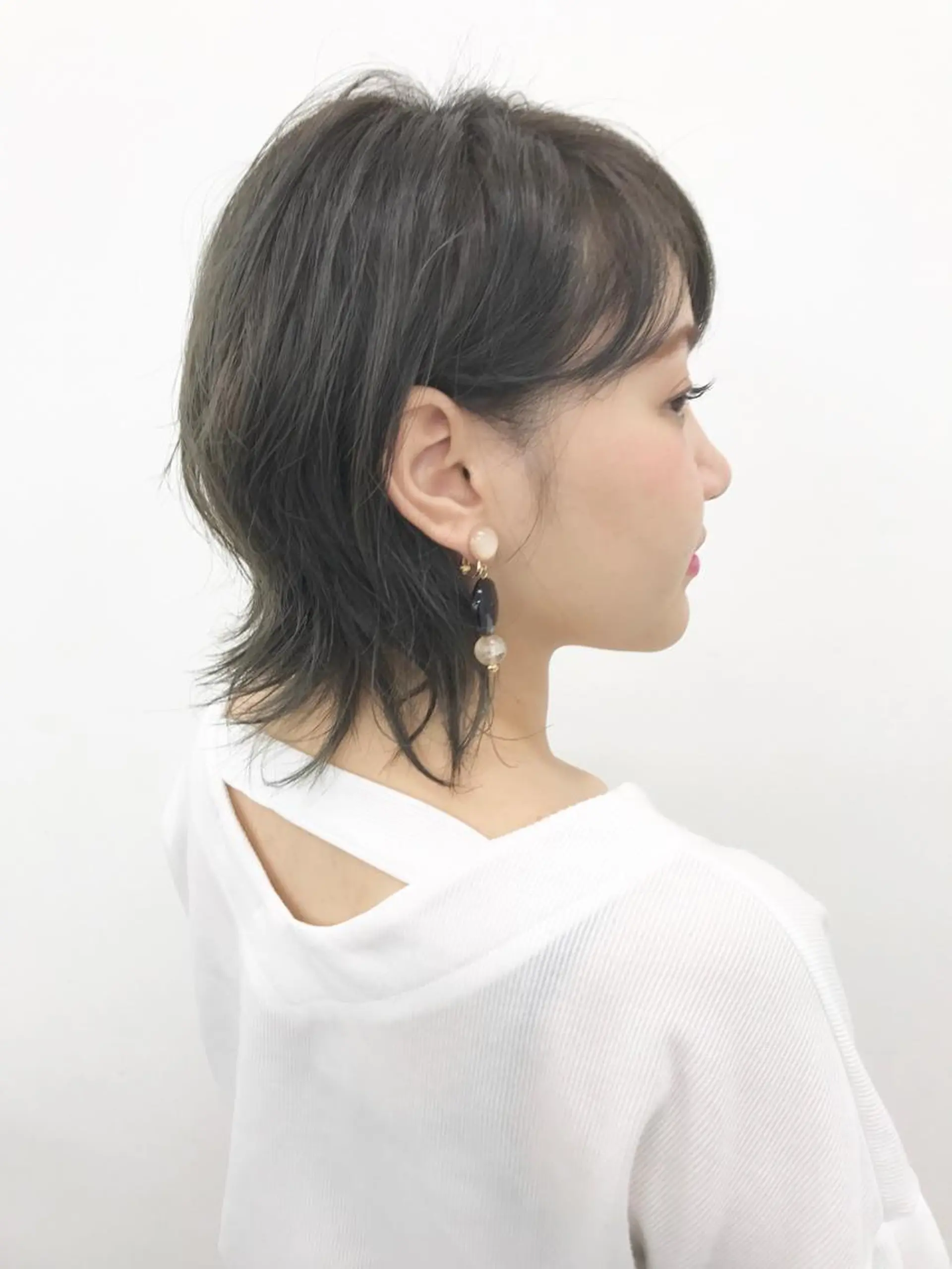 ミディアム カラー 平田 健一のヘアスタイル