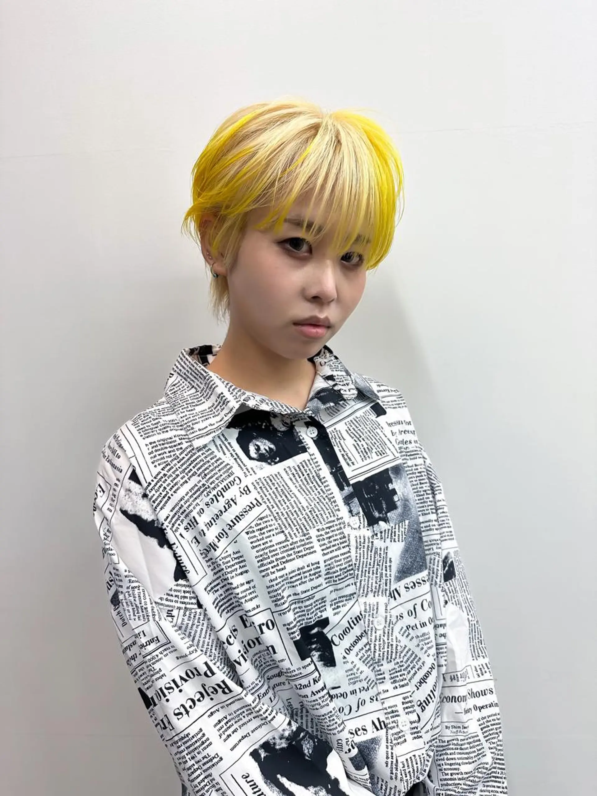 ショート カラー カット ヘアカラー 似合わせカット ケアパーマ喜来雅由のヘアスタイル