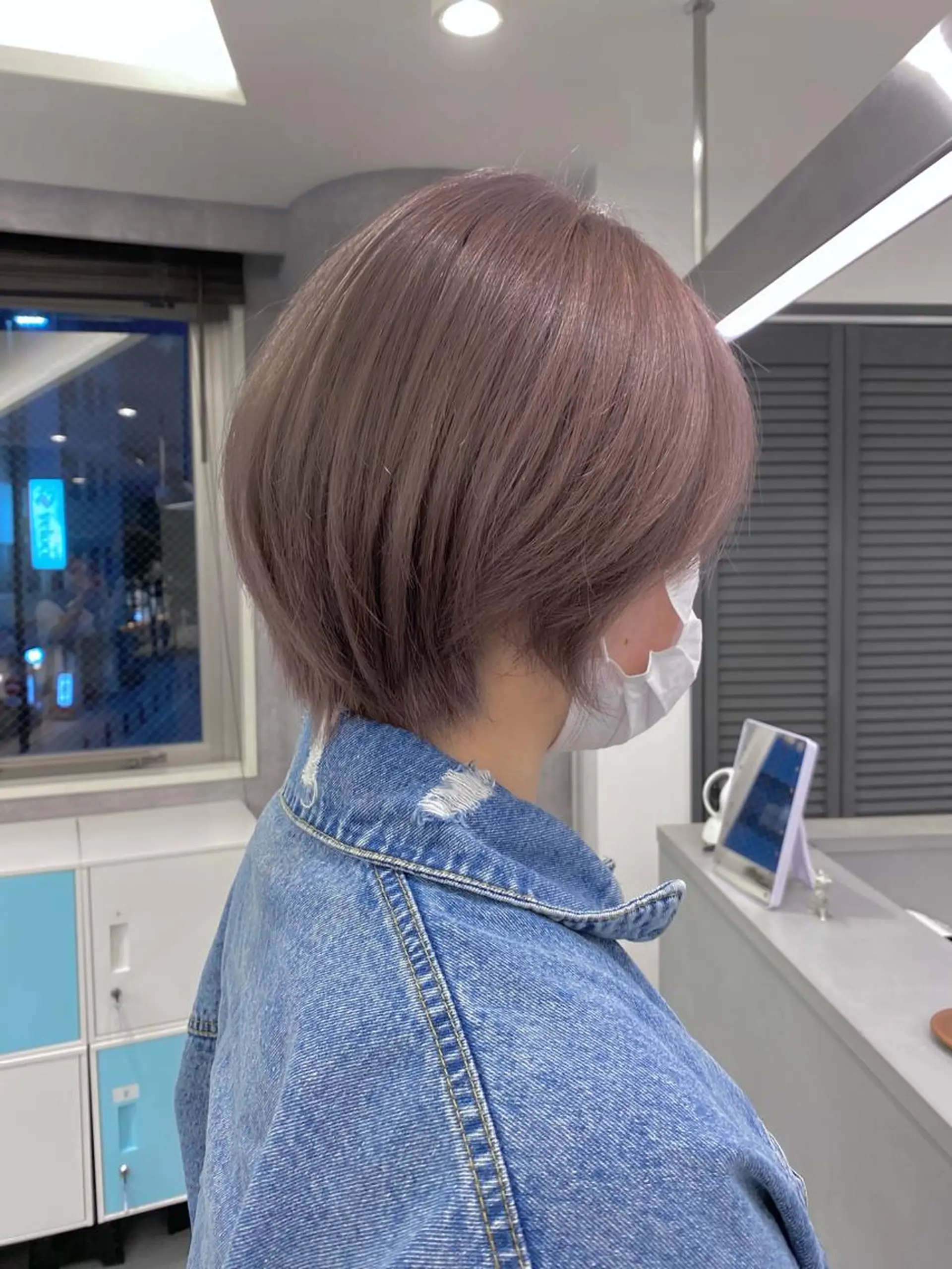 ショート カラー ヘアカラー ハイトーン特化サロン 🍑momo🍑のヘアスタイル