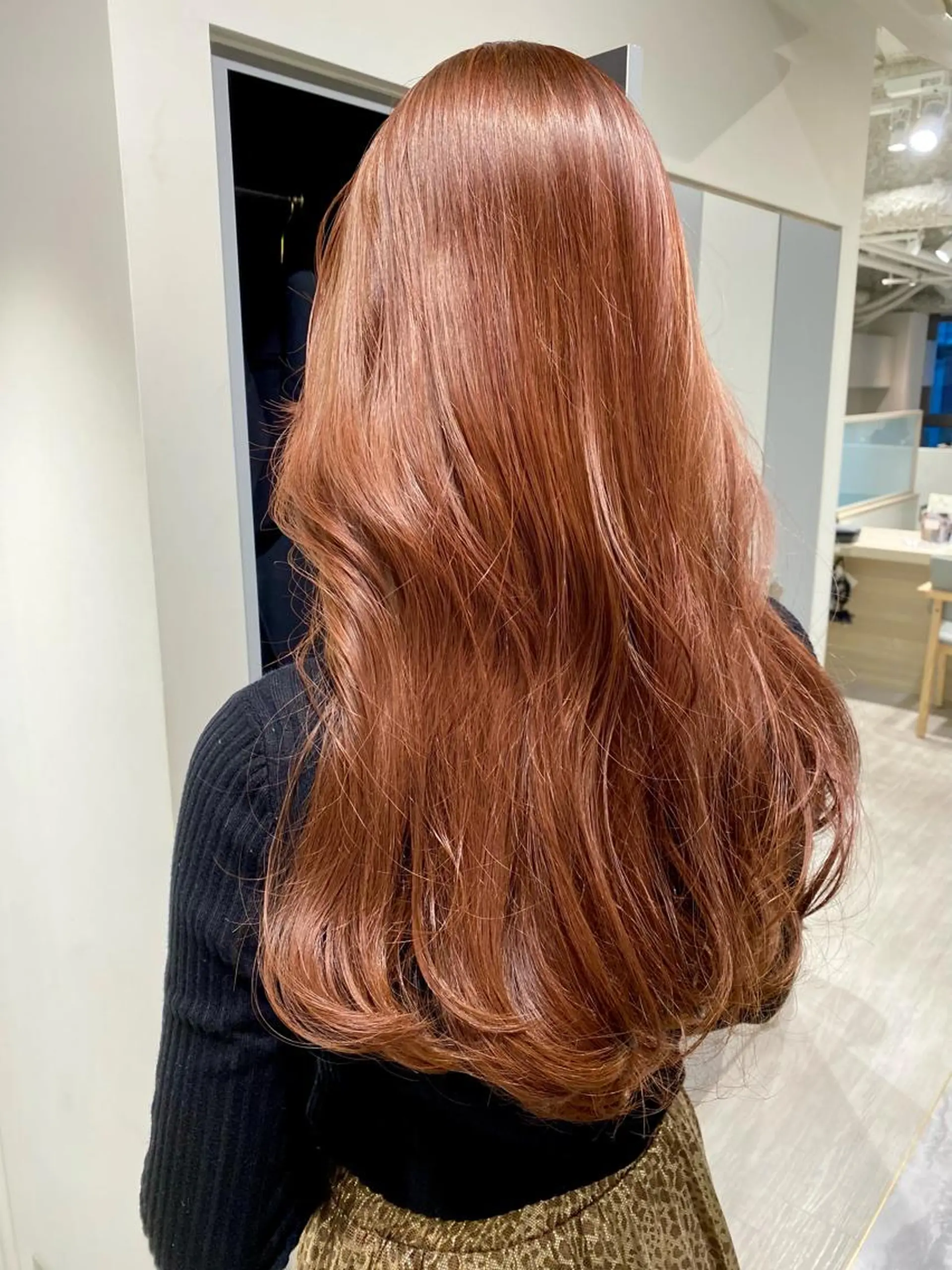 ロング カラー 髪質改善 ヘアカラー トリートメント LOVESTOIKE 堂本のヘアスタイル