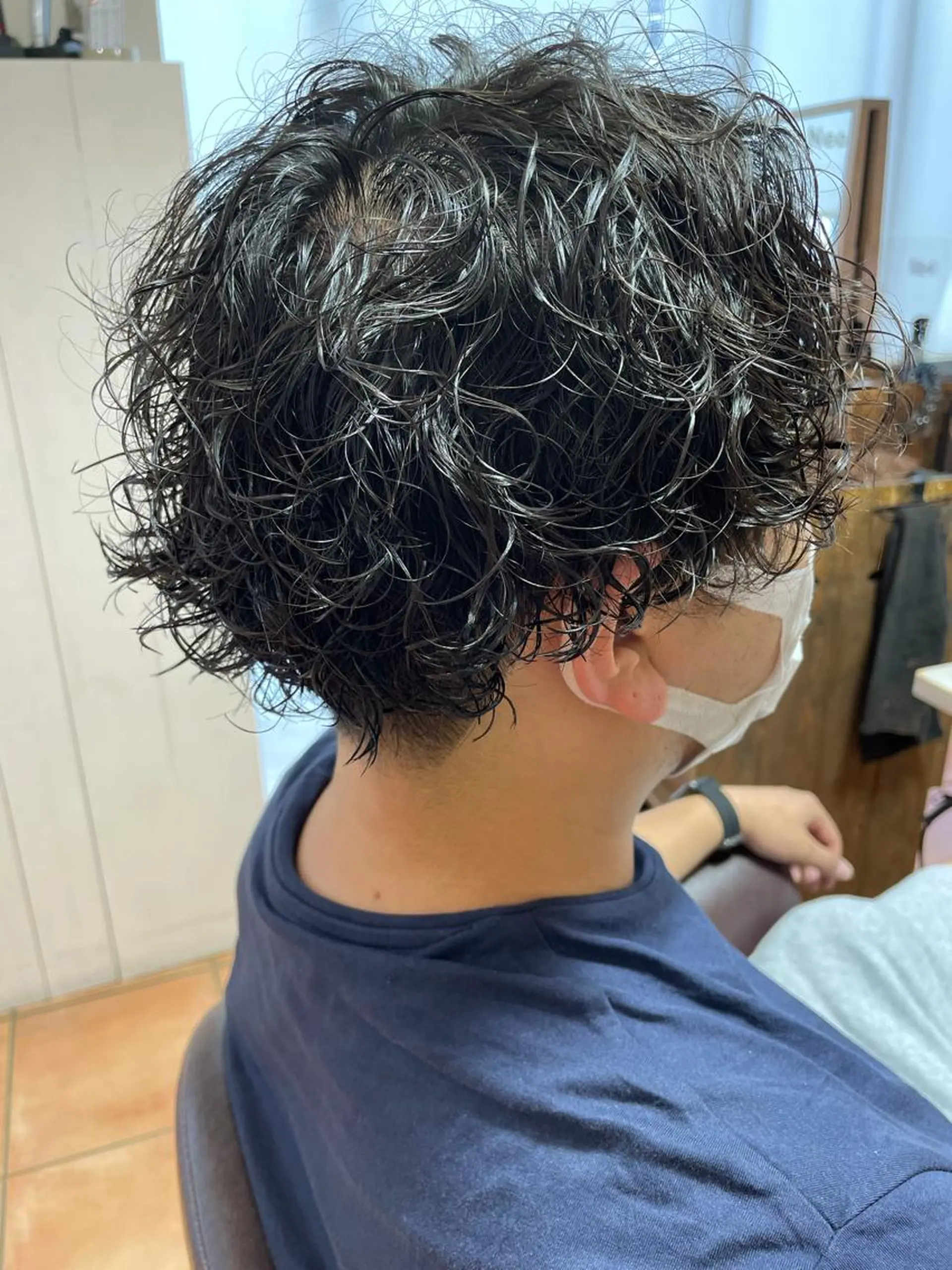 ショート パーマ メンズ 辻堂メンズ特化 YU-YAのヘアスタイル