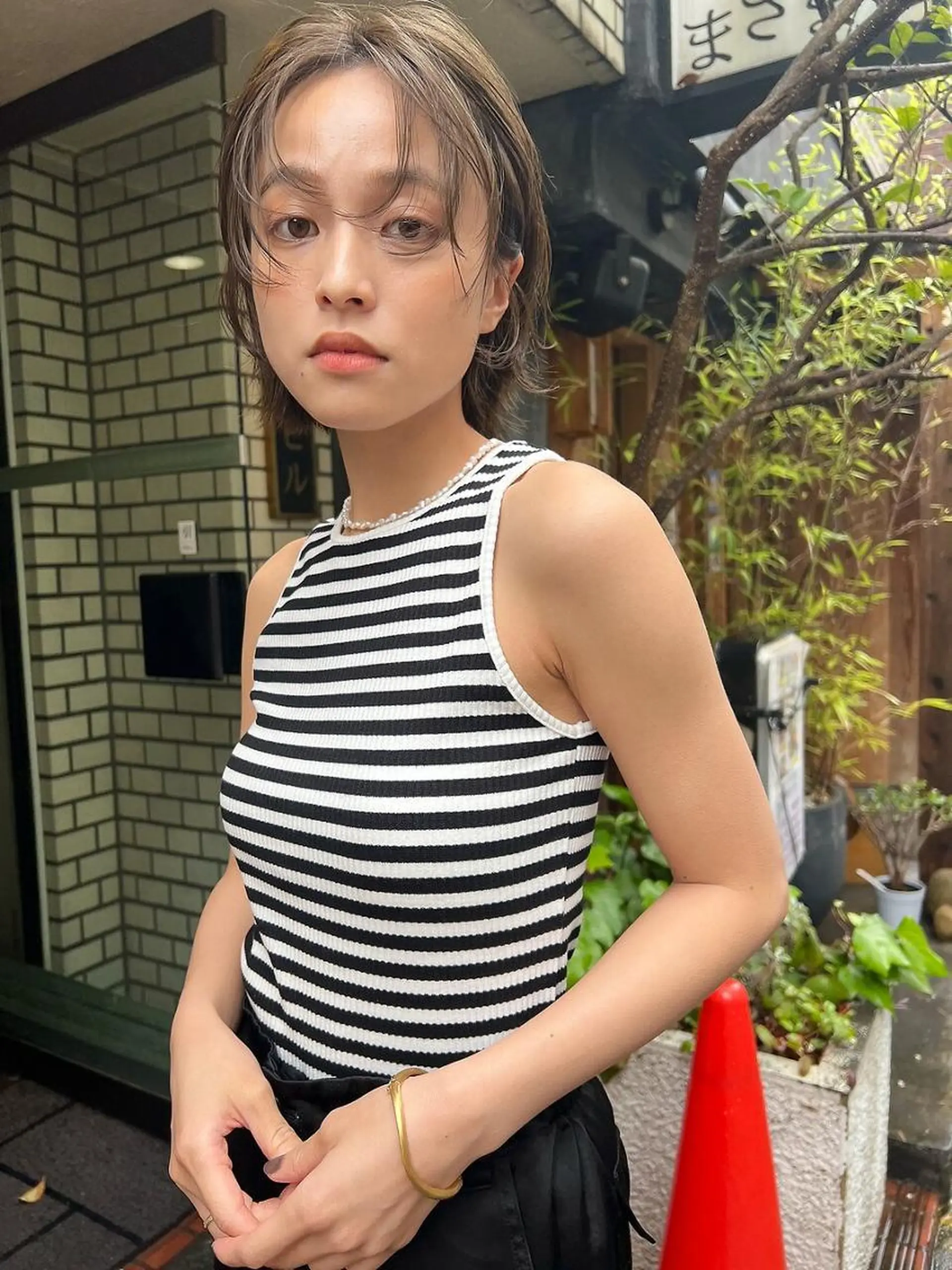 ショート nelke/レイヤー 立川/ブリーチのヘアスタイル