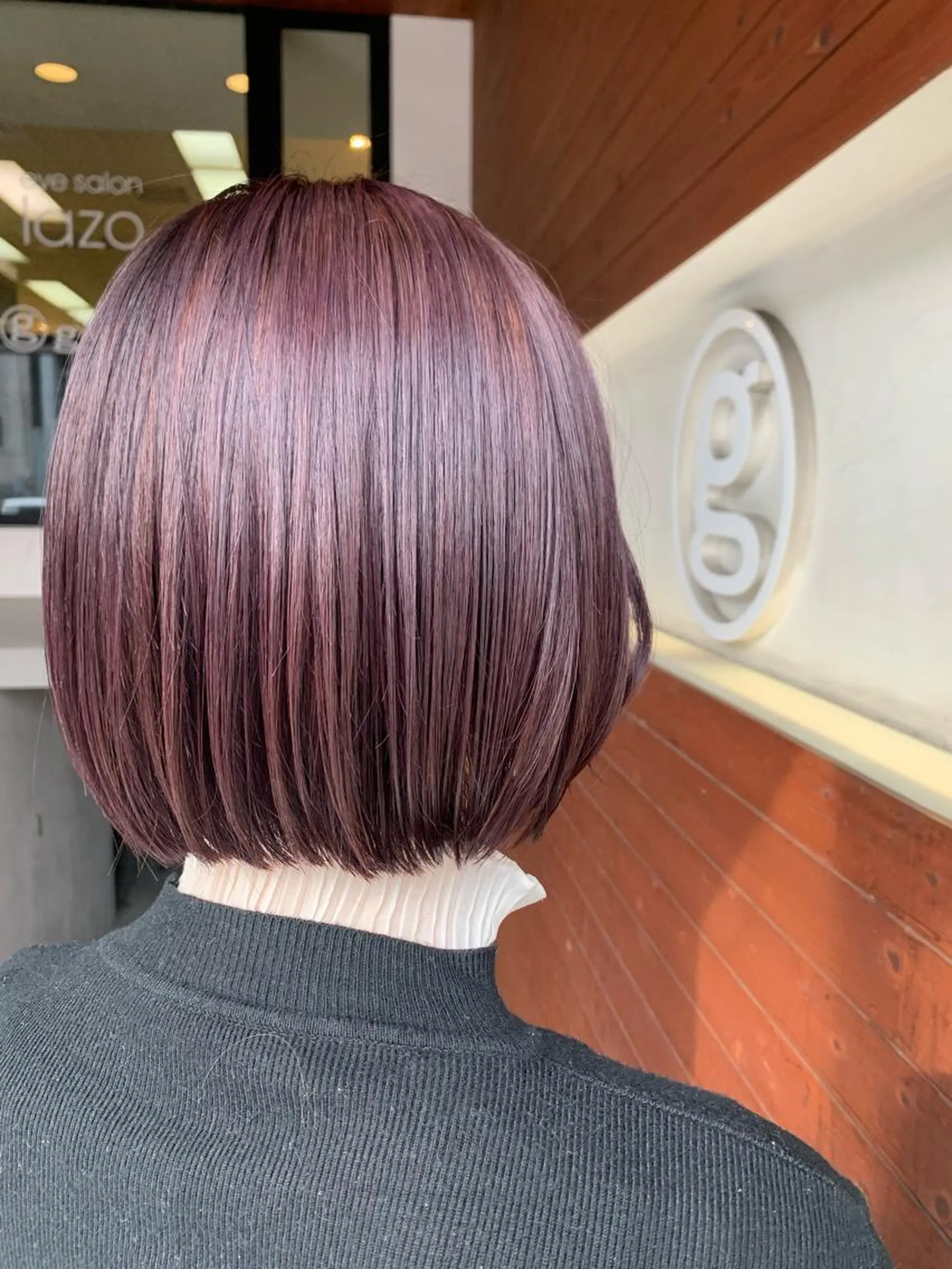 ショート カラー ラベンダーカラー IORI #韓国ヘア#髪質改善のヘアスタイル