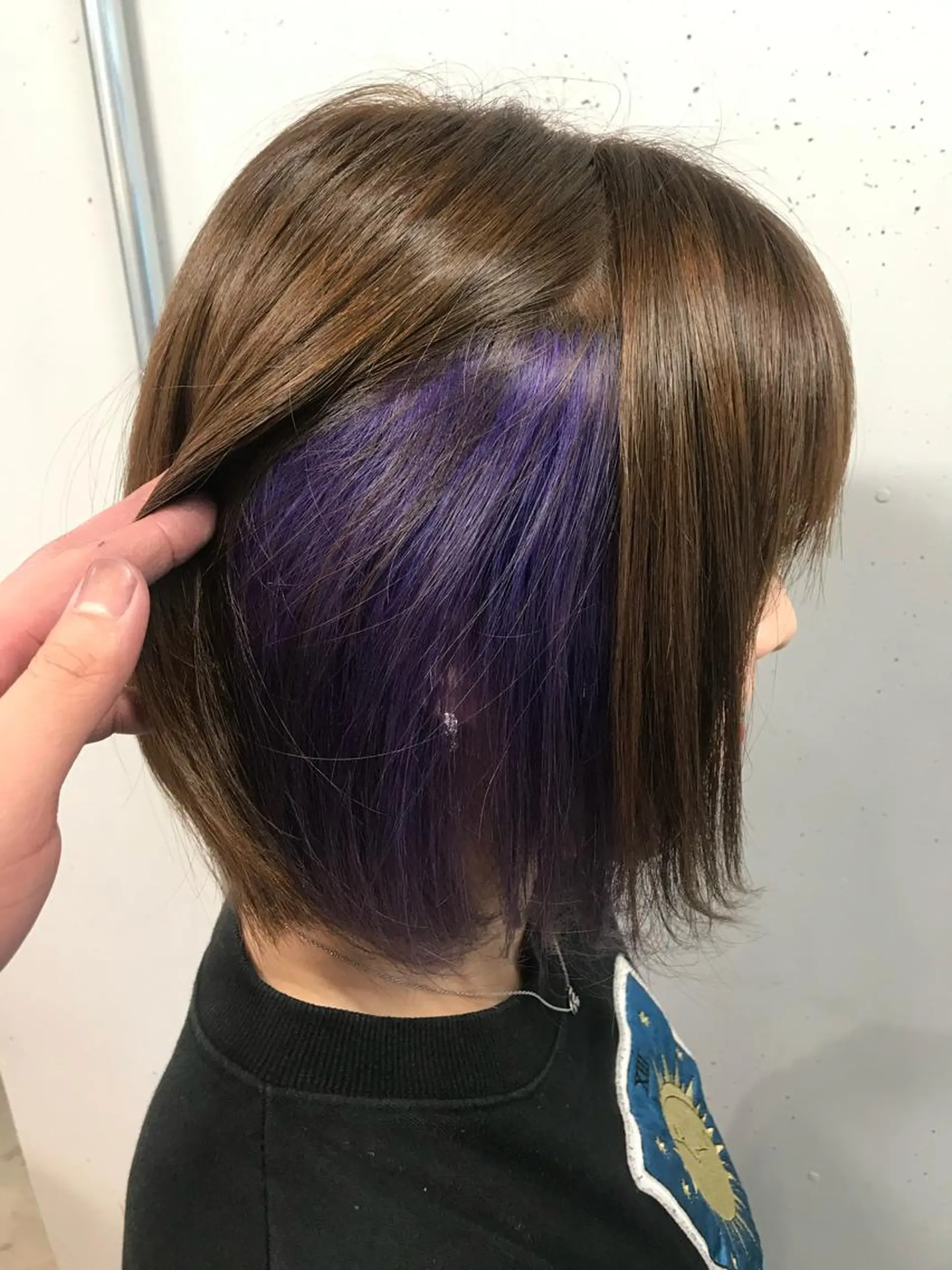 ミディアム カラー ヘアアレンジ 結婚式・ブライダル アッシュ バレイヤージュ ベージュカラー ブリーチ 溝部裕太Hair salon808代表のヘアスタイル