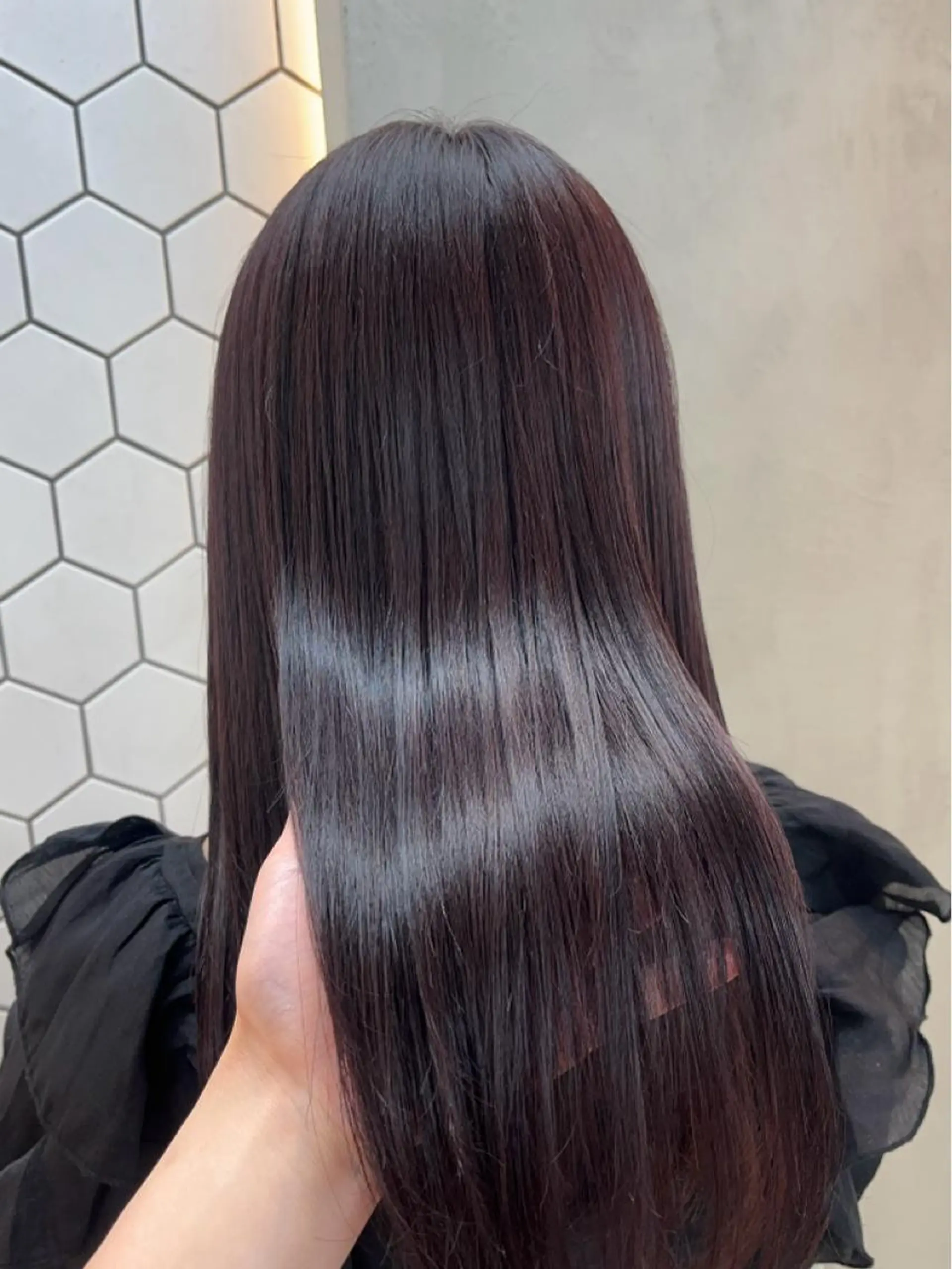 セミロング カラー Ｖｉｏｔ  銀座 樋口 桃佳のヘアスタイル