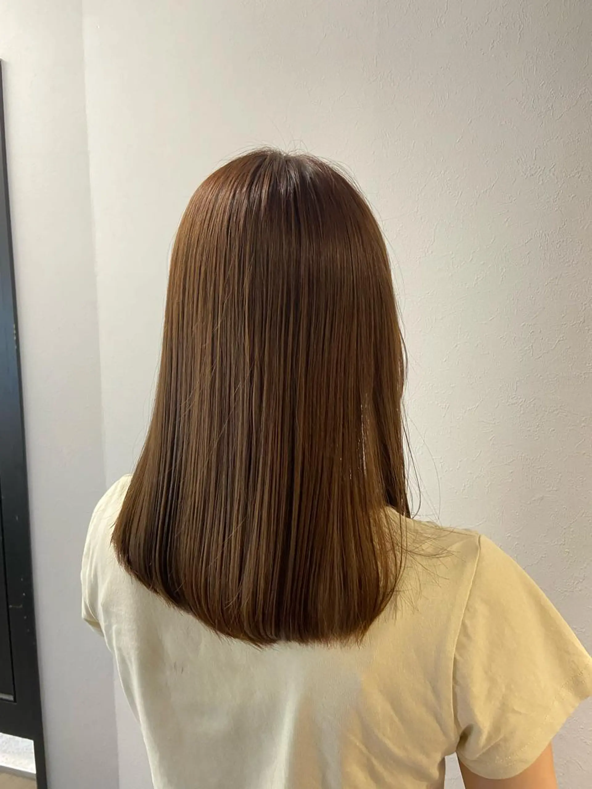 セミロング カラー カット ヘアカラー トリートメント natsumi / N°ariaのヘアスタイル