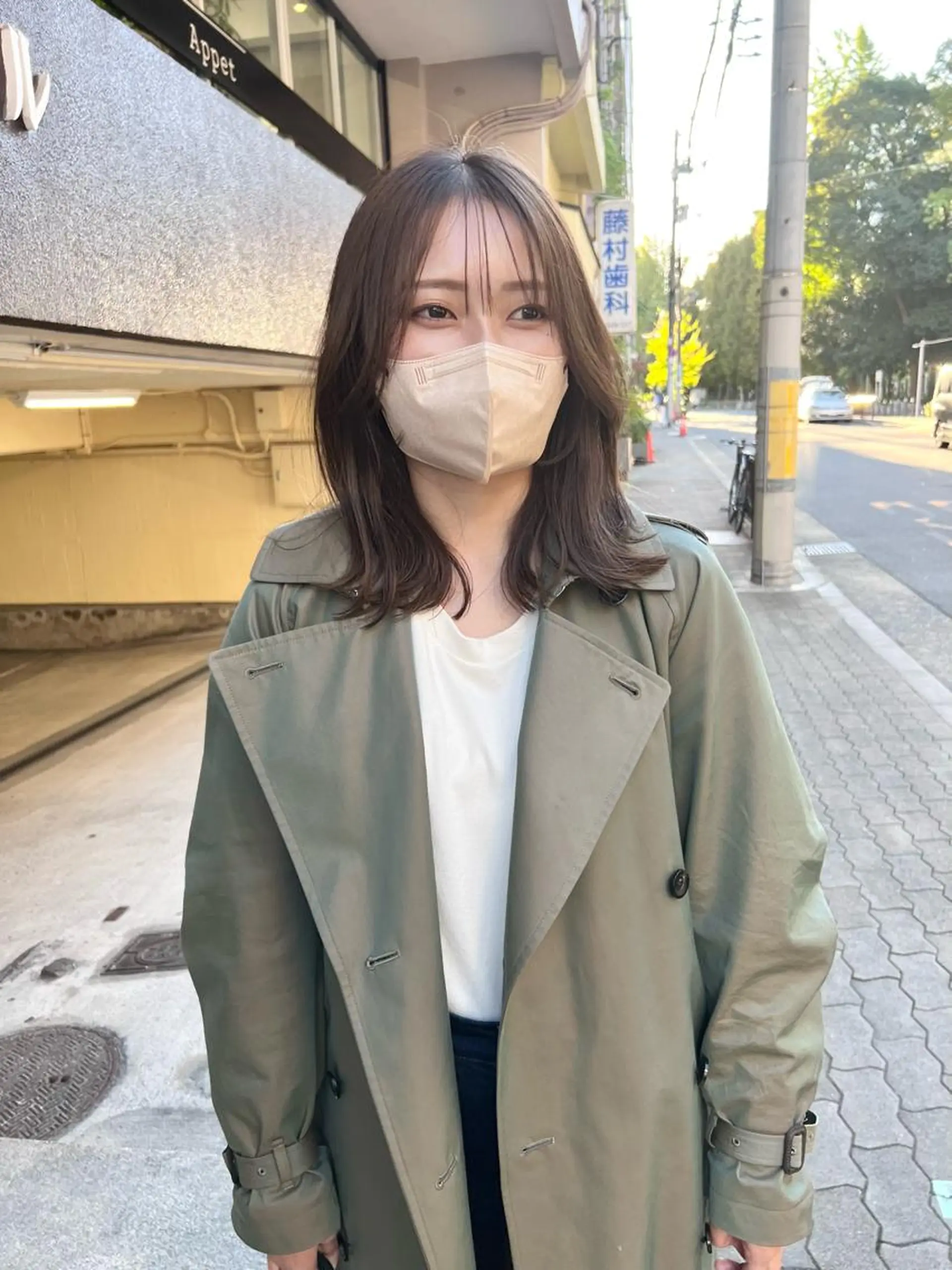 ミディアム カラー カット ヘアカラー 樫原裕二 /柔らかいカラーのヘアスタイル