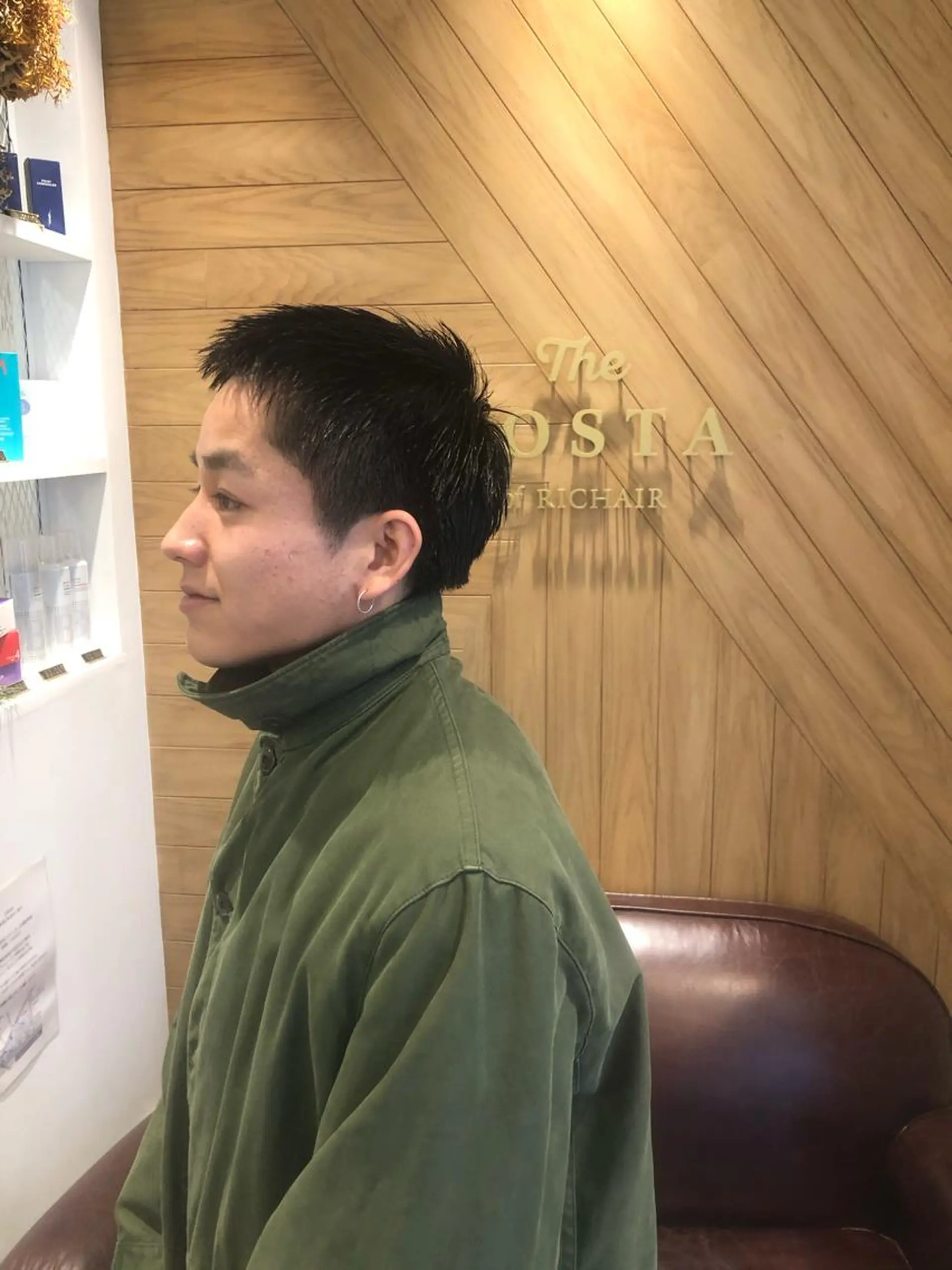 ショート メンズ 鈴村 大介のヘアスタイル