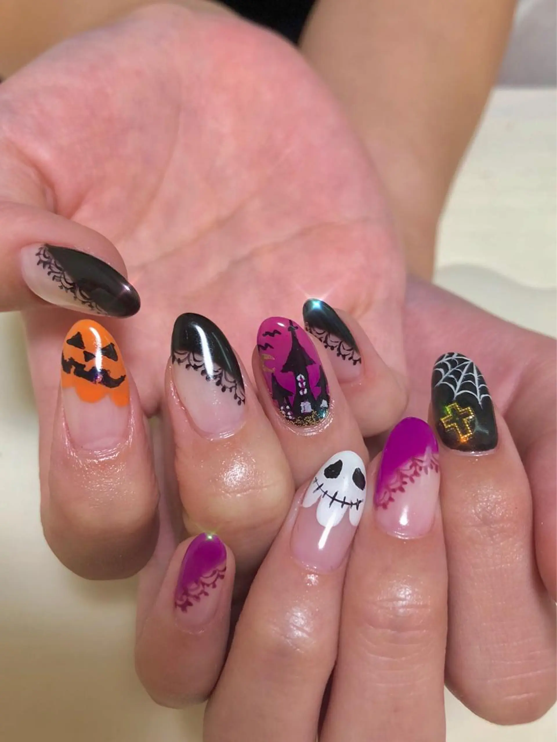 ネイル ハロウィン Private Salon 大宮のネイルデザイン