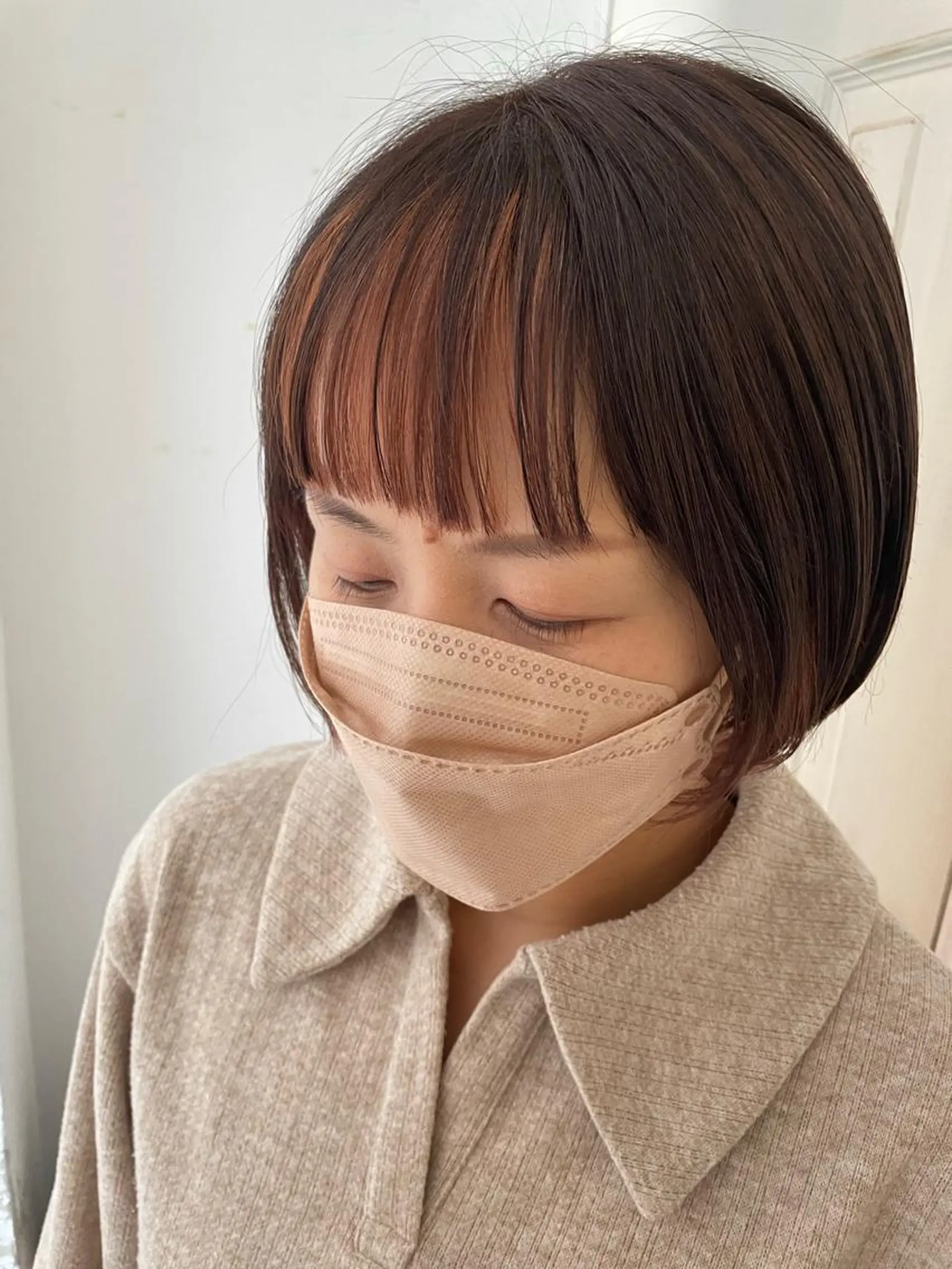 ショート カラー インナーカラー fio マナミのヘアスタイル