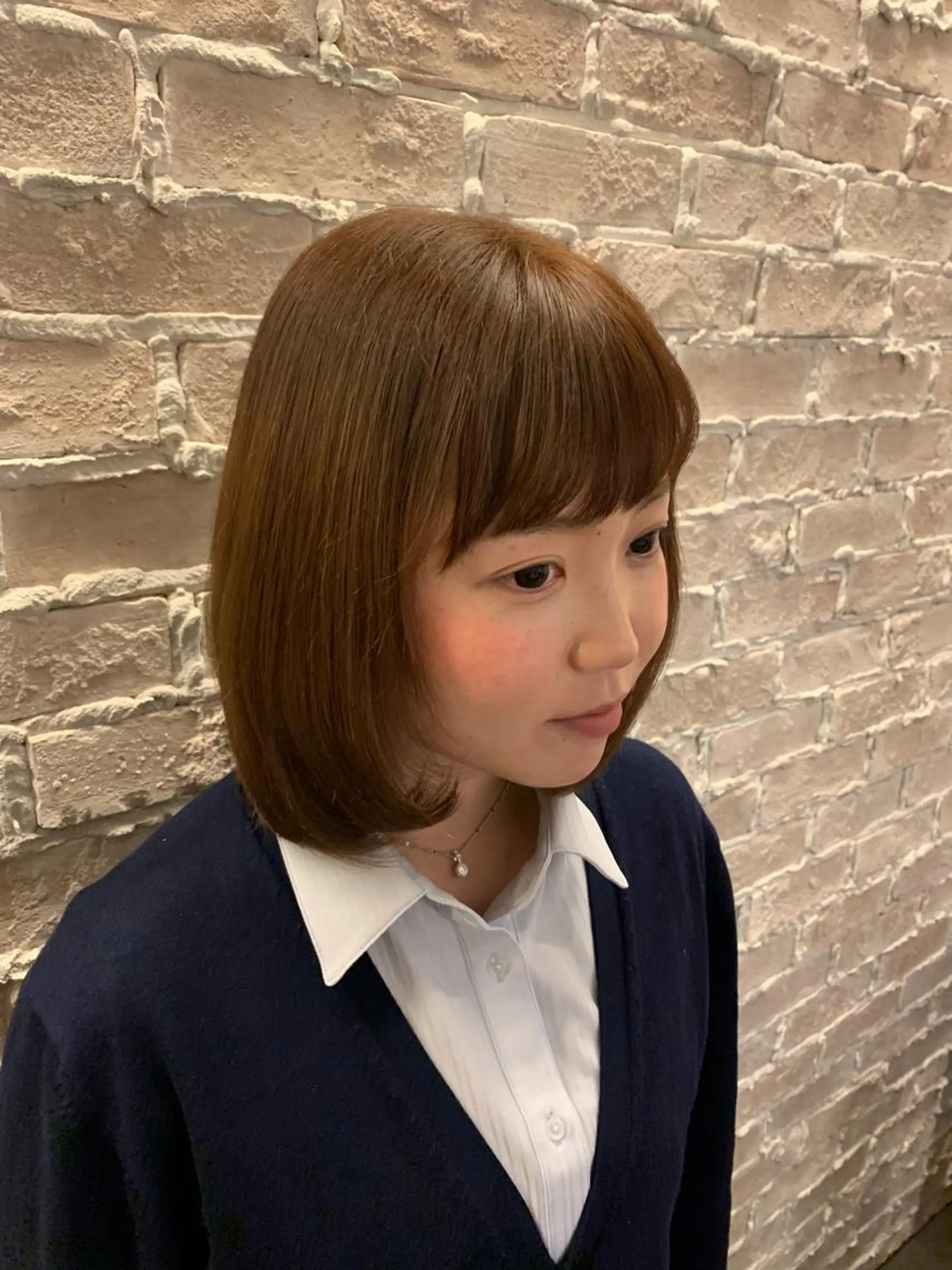 ミディアム カラー 沙奈 /さなのヘアスタイル