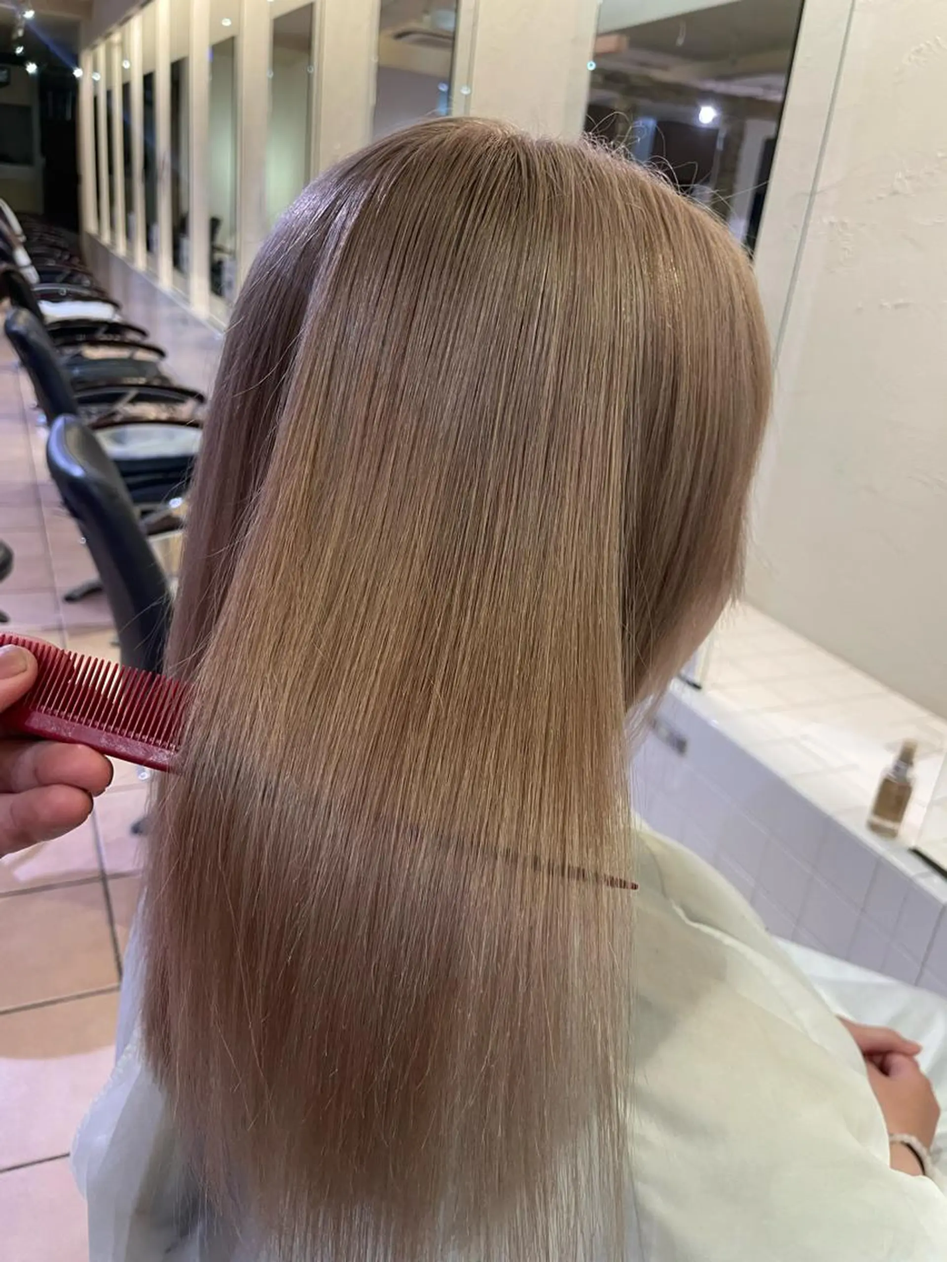 セミロング 髪質改善 SHEER. 大阪梅田所属・髪質改善/ 梅田中崎町/宮里のヘアスタイル