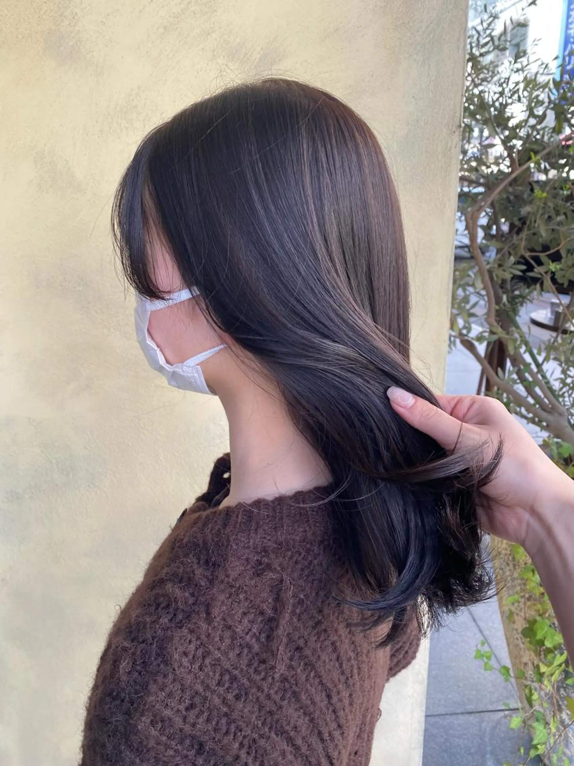 セミロング ヘアカラー hina☺︎ 髪質改善/ストレートのヘアスタイル
