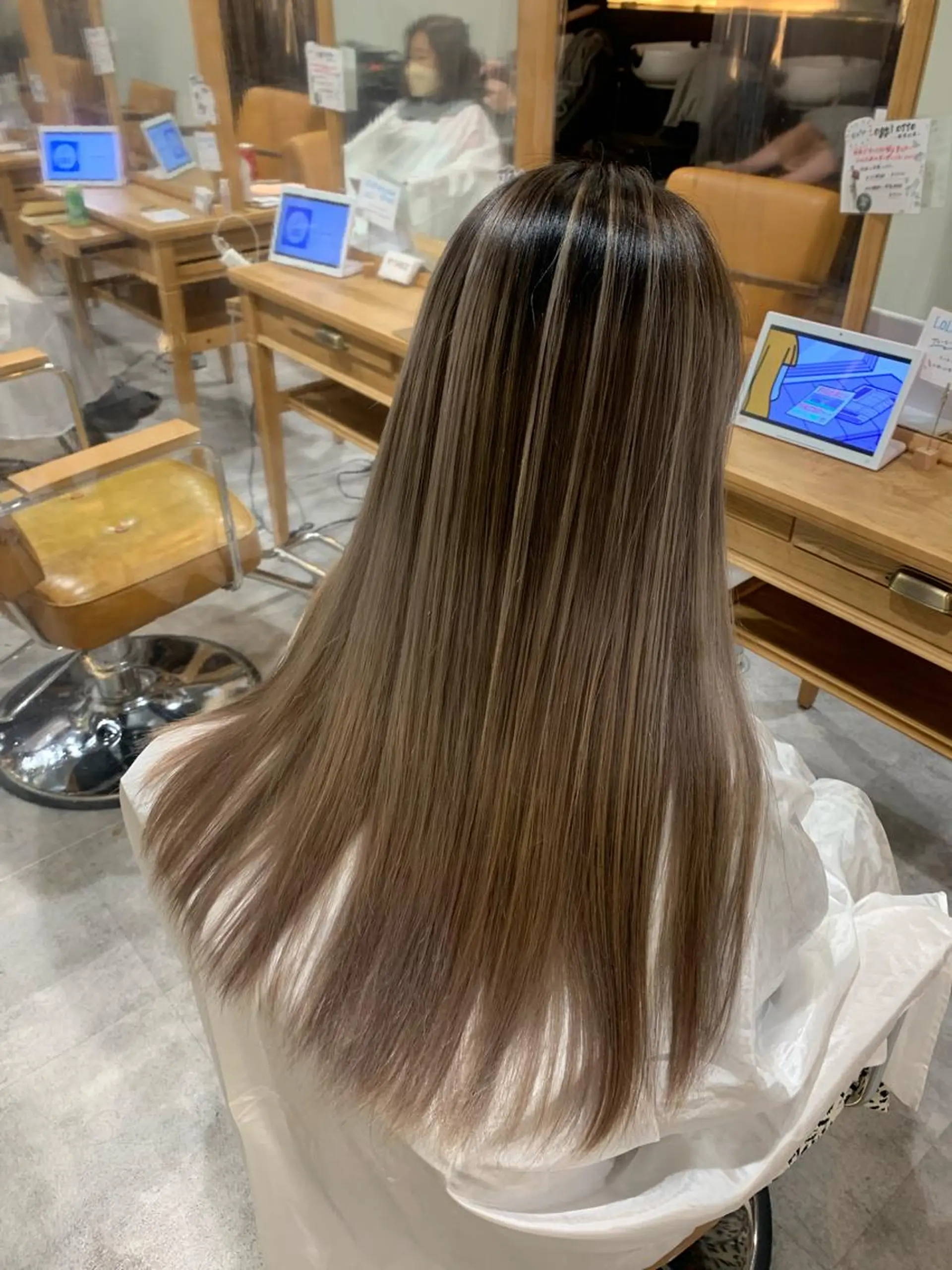 ロング カラー ブリーチ/アレンジ 天満/chihiroのヘアスタイル