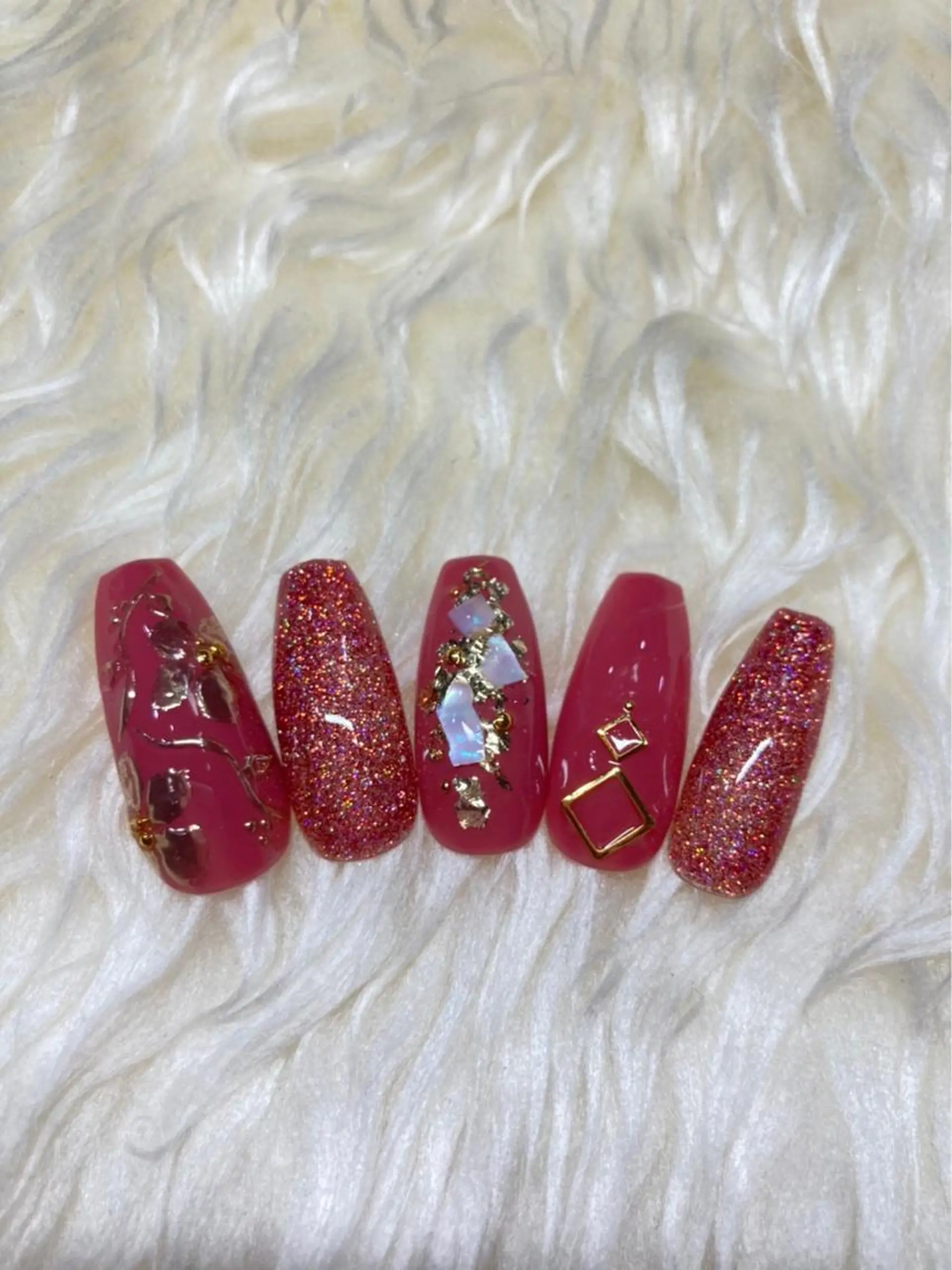 ネイル 成人式 ジェルネイル ニュアンスネイル パラジェル 冬ネイル Nail&eye Belire 新宿のネイルデザイン