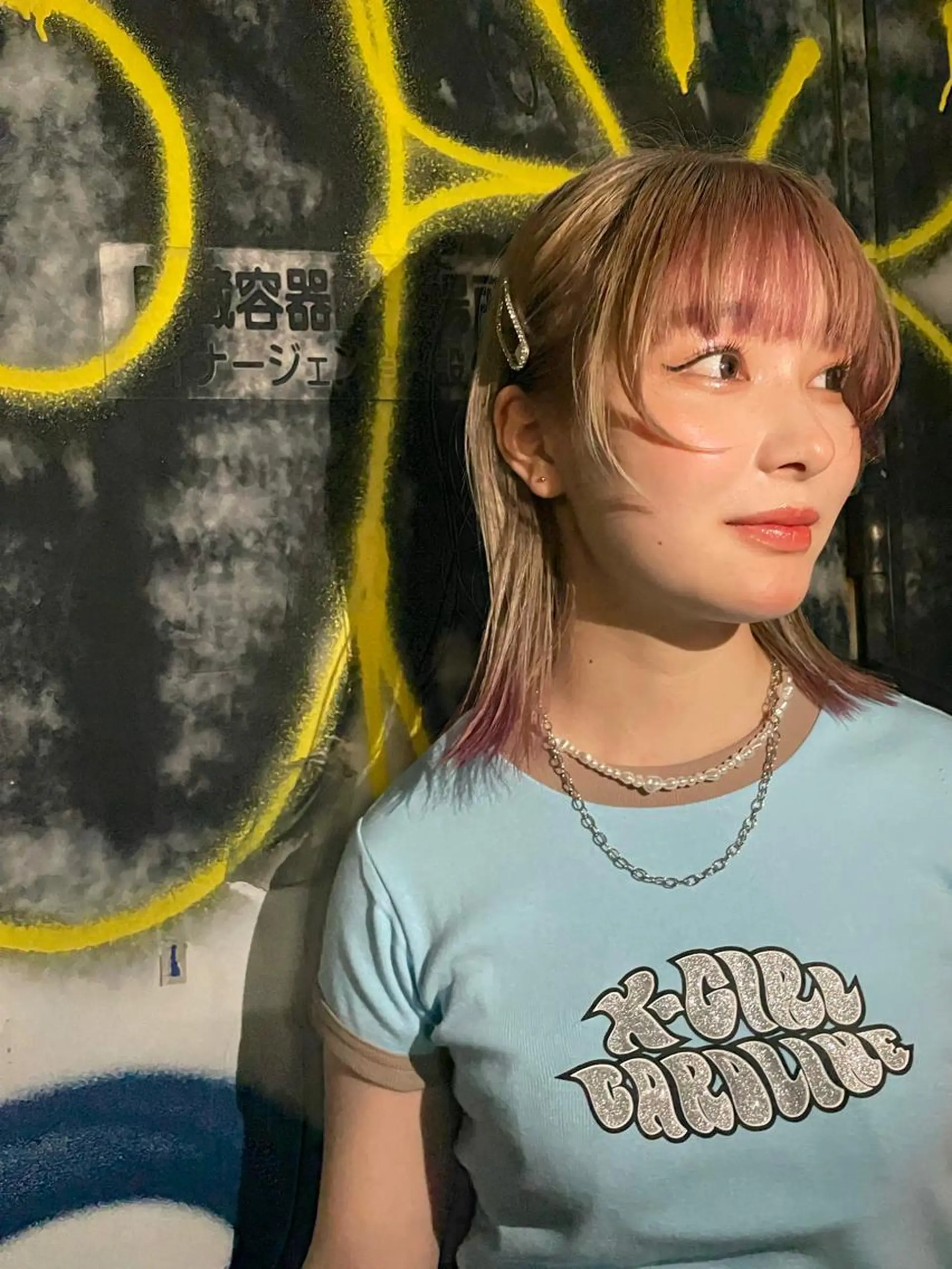 ミディアム カラー 博多ブリーチ /Ririkaのヘアスタイル