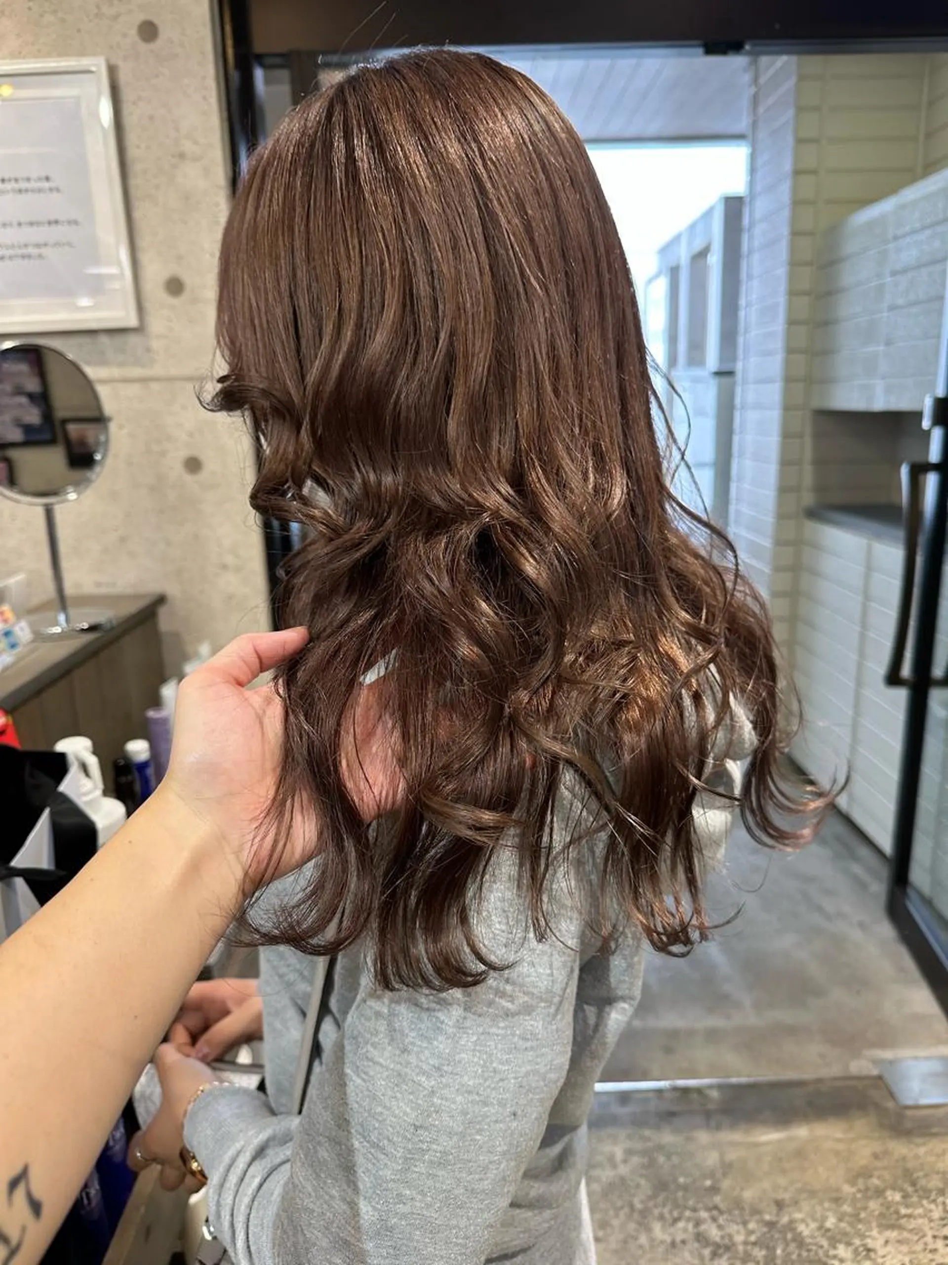 セミロング カラー 遠藤沙也加 /レイヤーカットのヘアスタイル