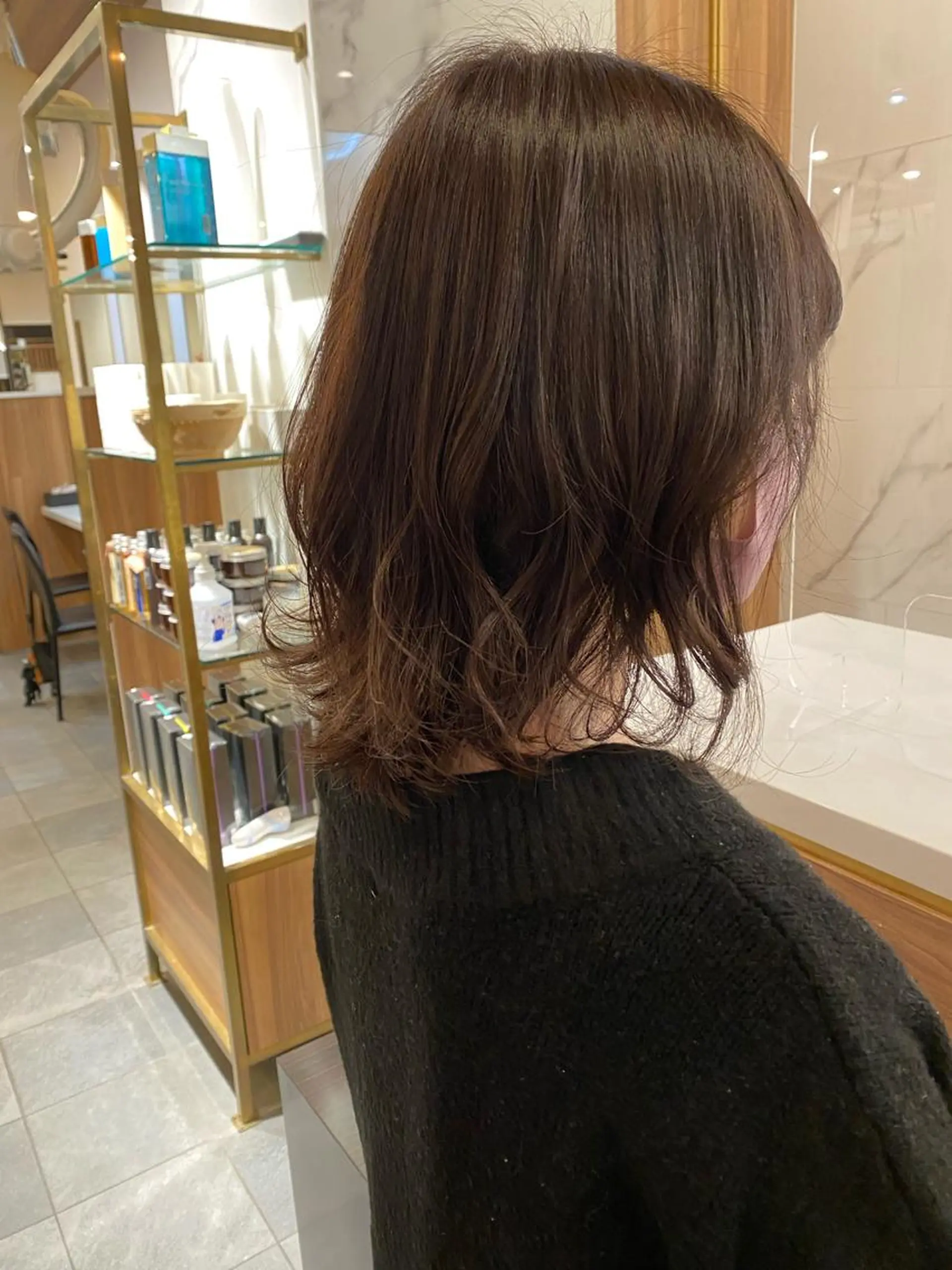 ミディアム カラー 門崎未依/レイヤー/ メンズカット🪿🌼のヘアスタイル