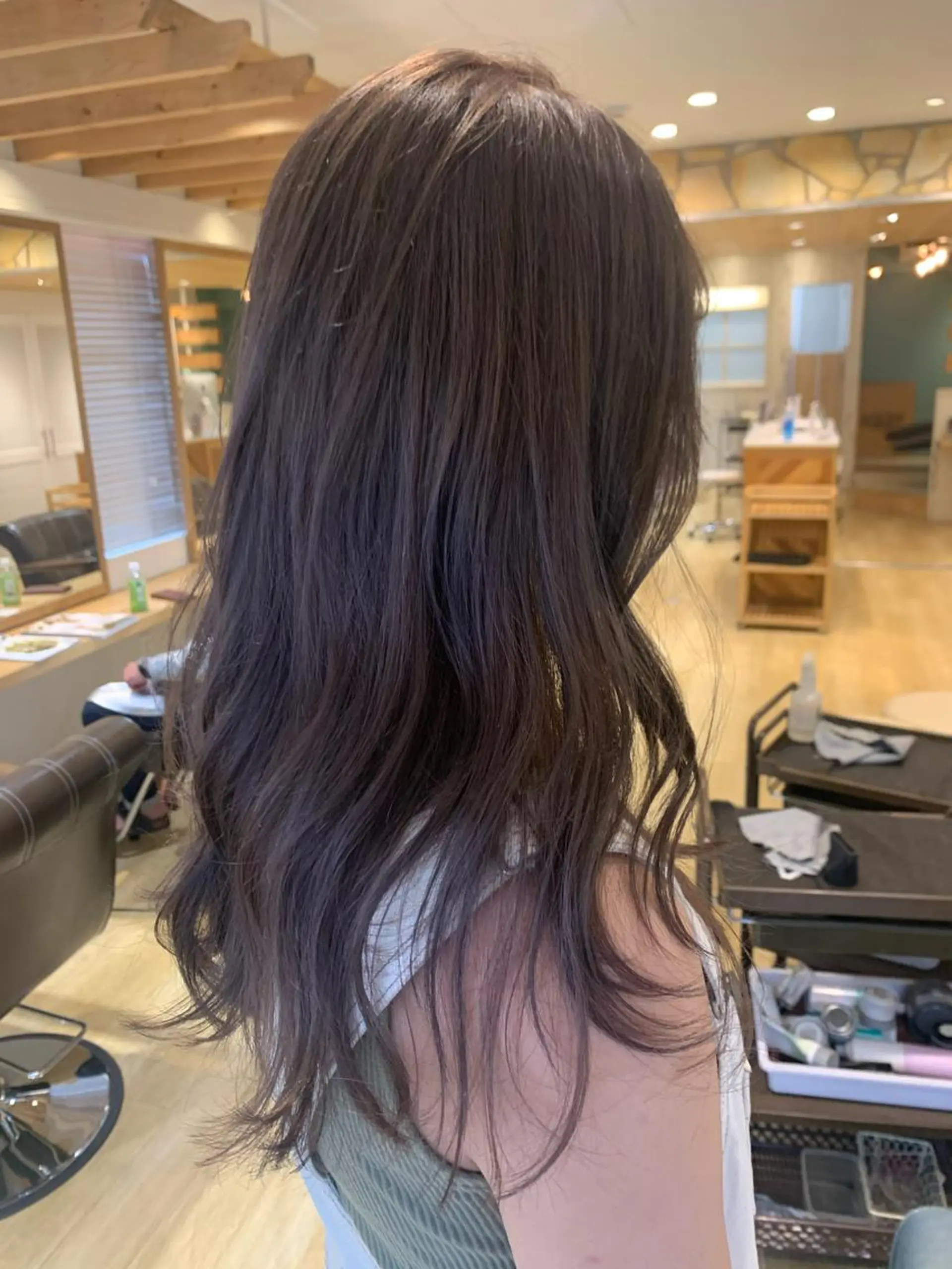 セミロング ヘアカラー トリートメント 渋谷ハイトーン/ デザインカラー阿部のヘアスタイル