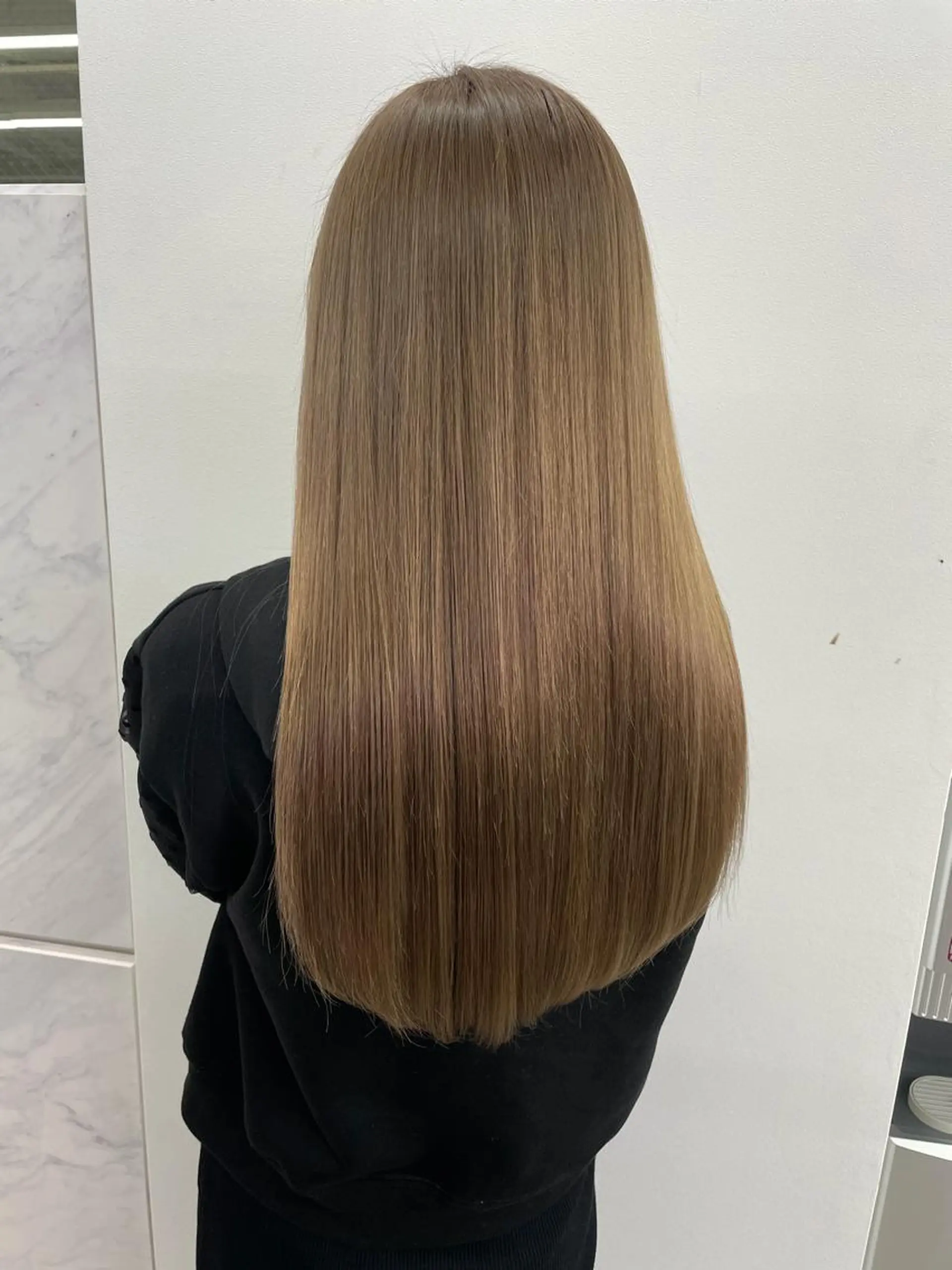 ロング ロング トリートメント トリートメント 🌈プルエクステ& ハイトーン🌈関飛鳥のヘアスタイル