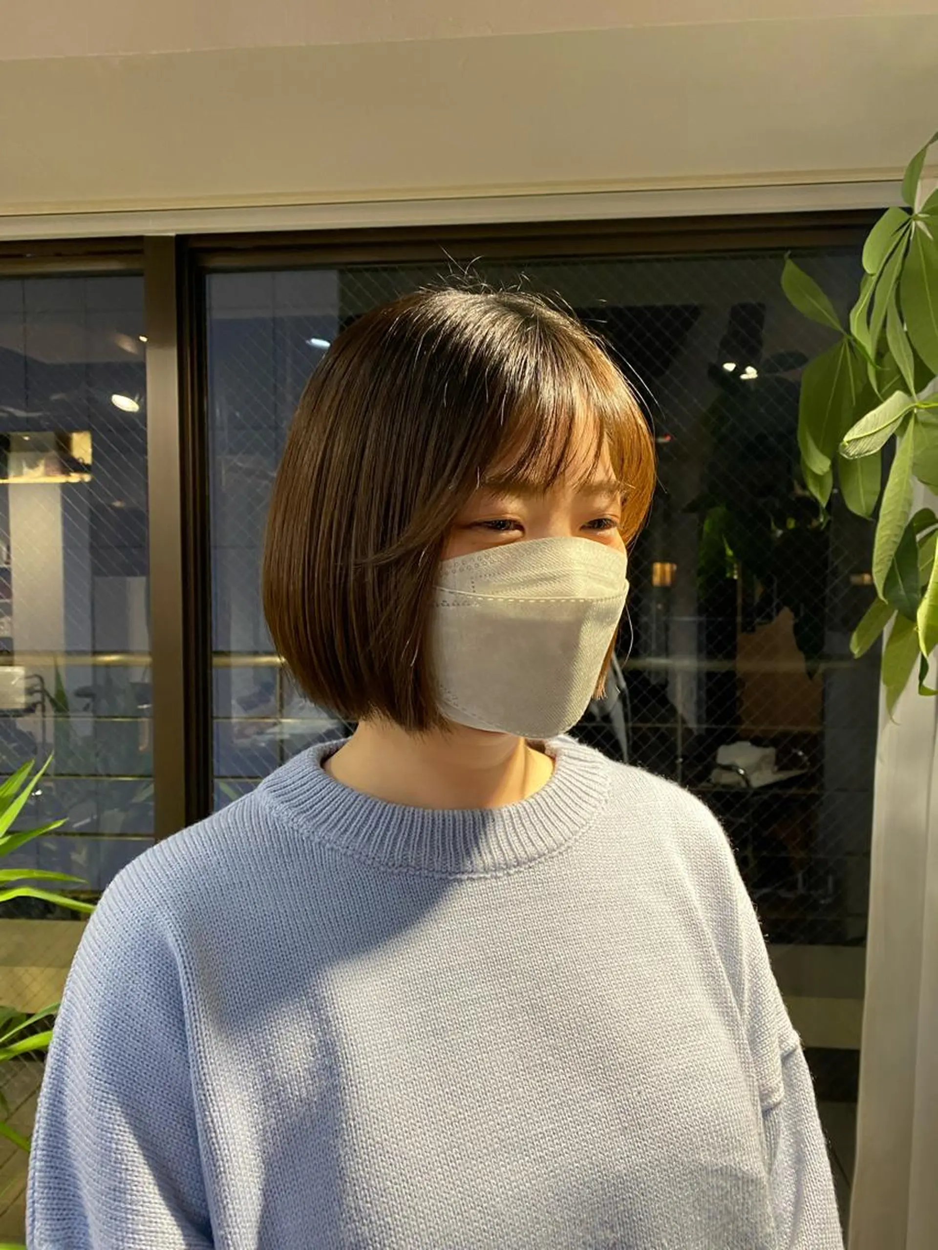 ミディアム カラー ヘアアレンジ ボブ タンバルモリ 韓国風ヘア オルチャンヘア 韓国ヘア×髪質 改善🇰🇷シオリのヘアスタイル