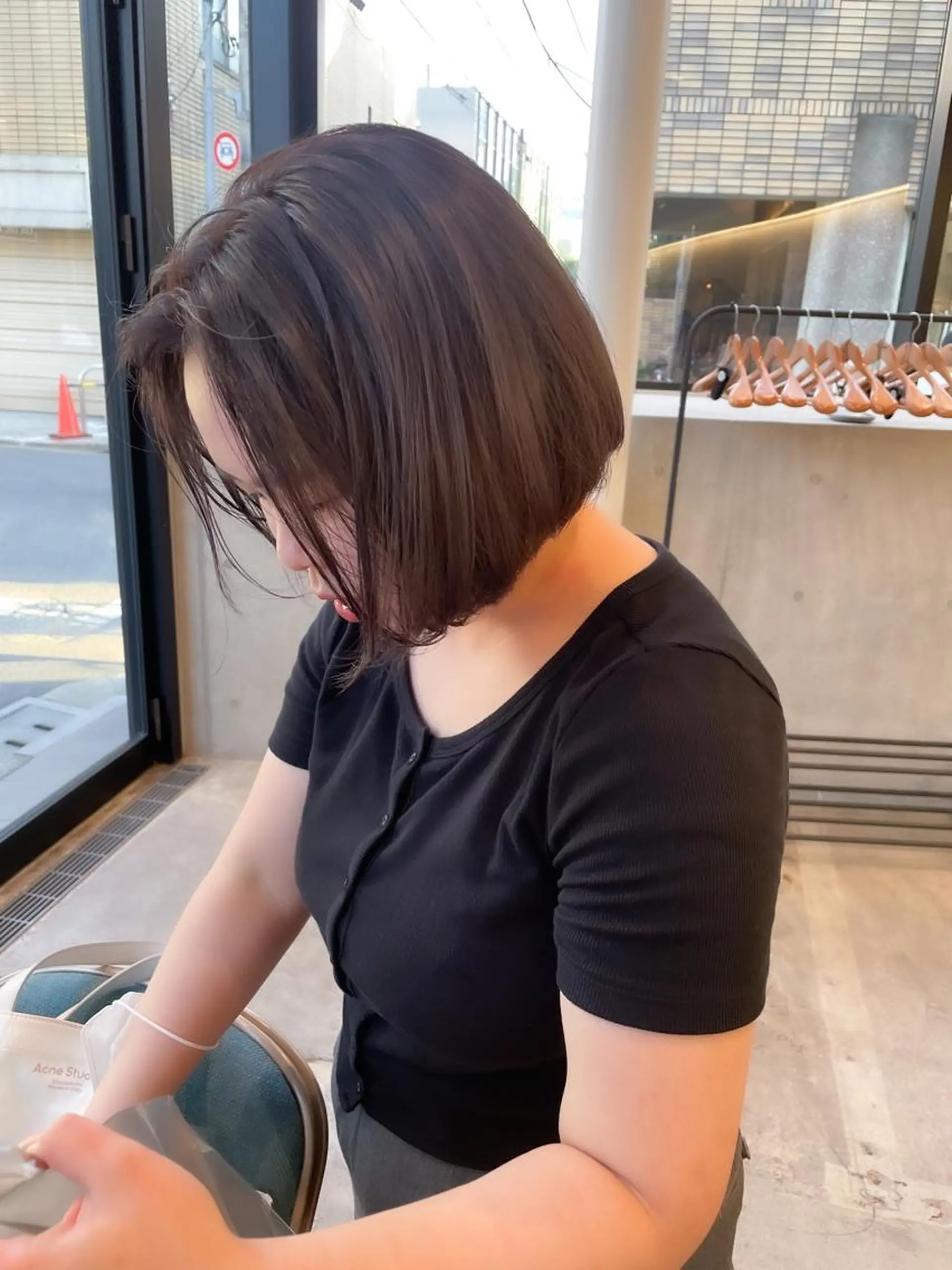 ショート カラー ヘアアレンジ ミニボブ/ブリーチ 🌈MISATOのヘアスタイル