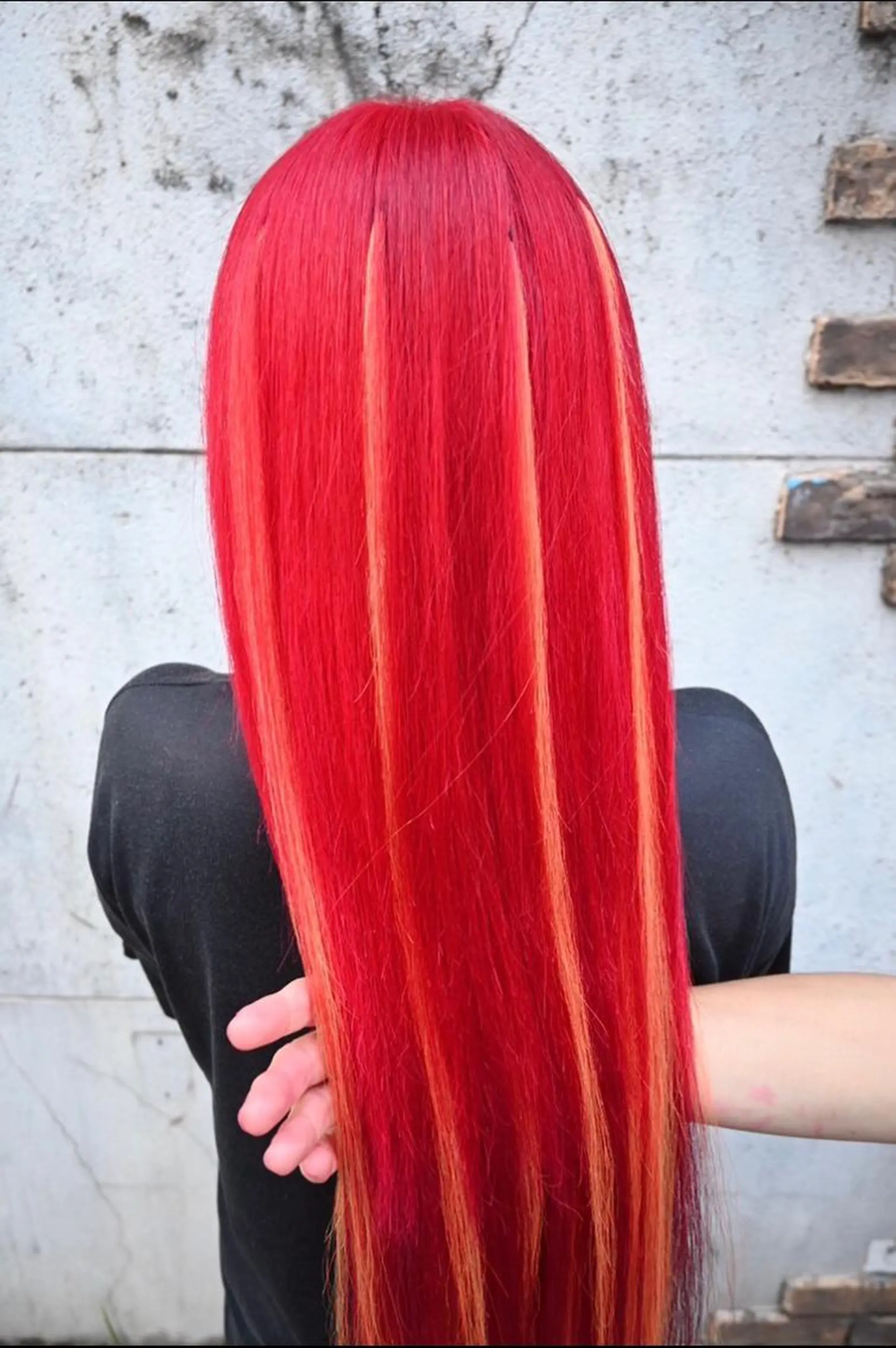 ロング カラー ヘアアレンジ Styledock所属・Junko .のヘアスタイル