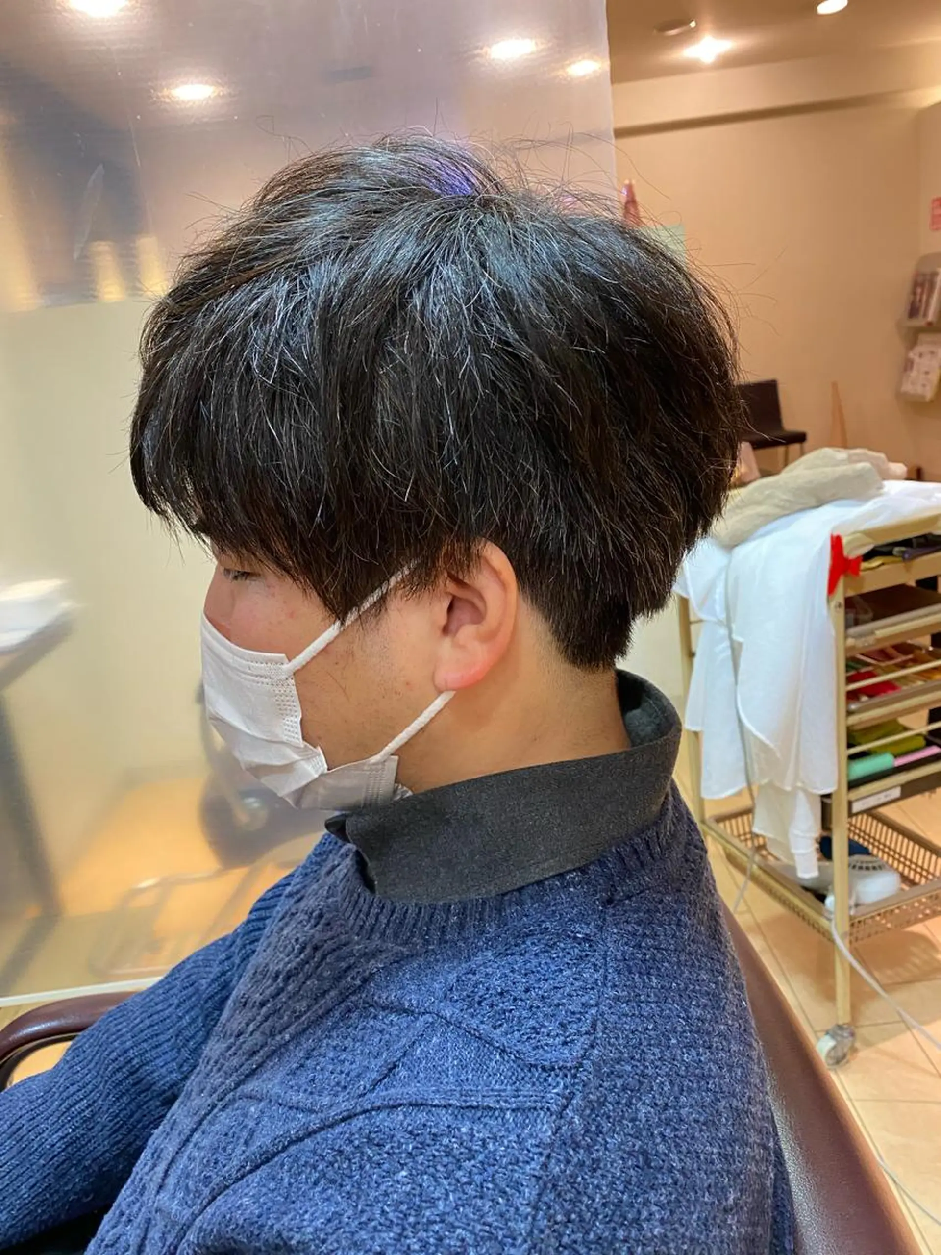 メンズ ツーブロック 刈り上げ KAZU所属・安藤 慎悟のヘアスタイル