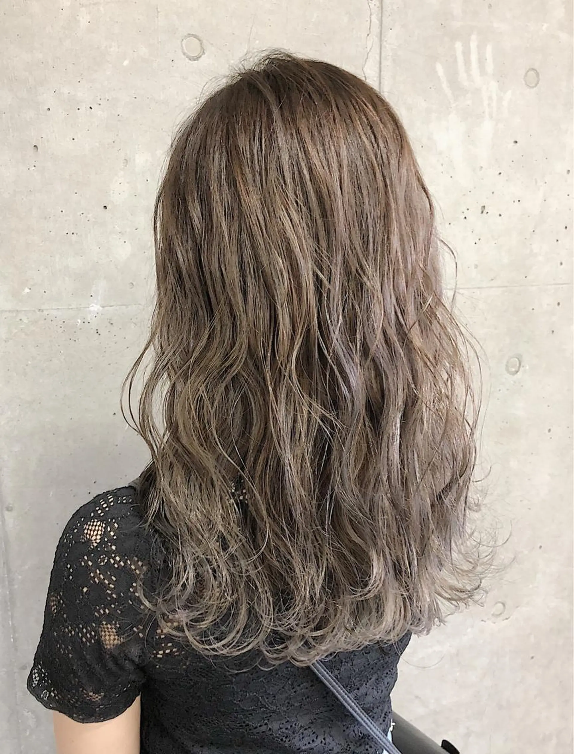 セミロング カラー グレージュ 【t.a.g（タグ）】所属・ノンダメージ髪質改善 カラー💎/KURAのヘアスタイル