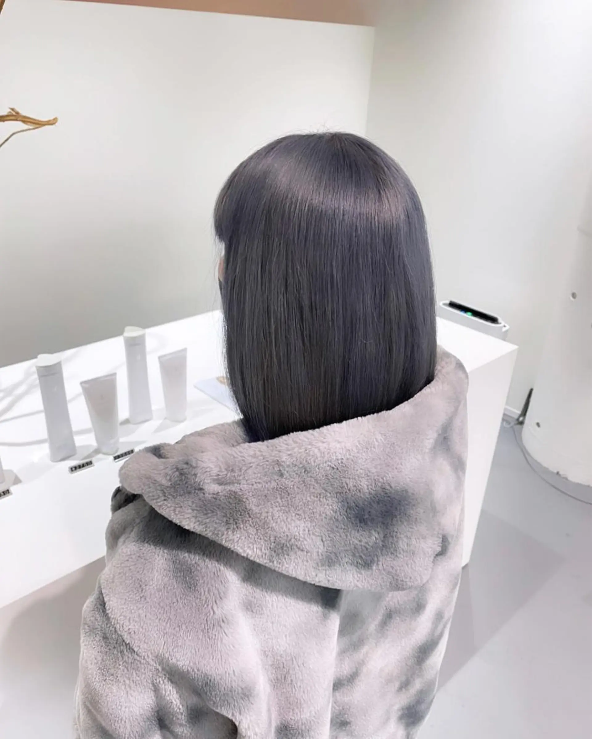 ミディアム カラー ヘアカラー LEF TATEMACHI所属・西山祐生/ハイトーン /ケアブリーチ/艶髪のヘアスタイル