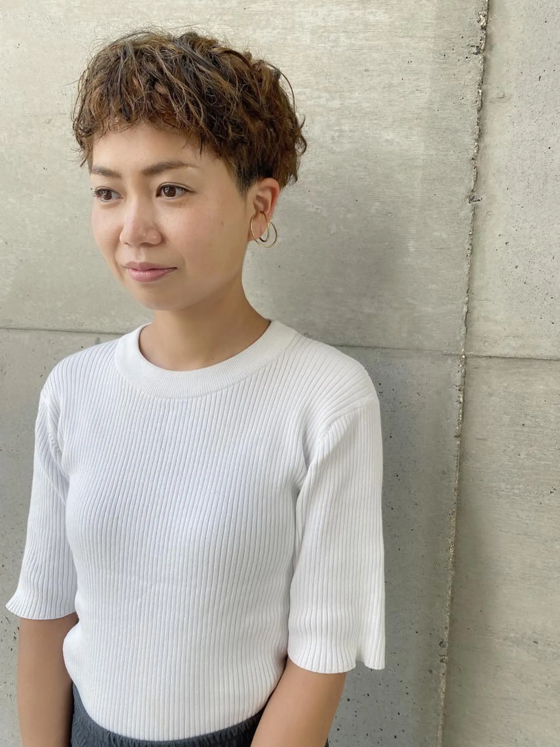 ショート 宮口かなた🍊 カットモデル募集のヘアスタイル