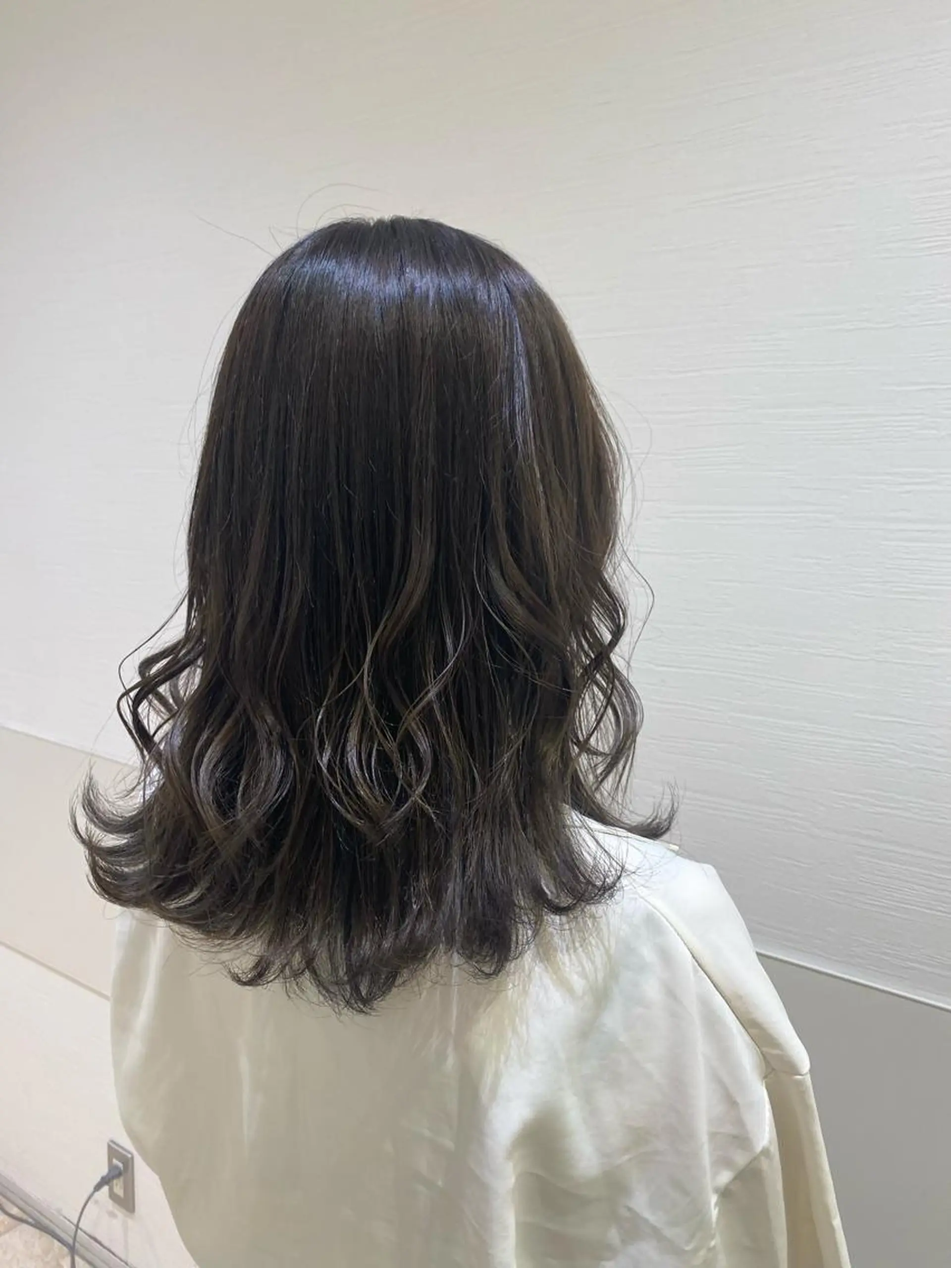 セミロング カラー ナチュラル艶カラー 🤎maoのヘアスタイル