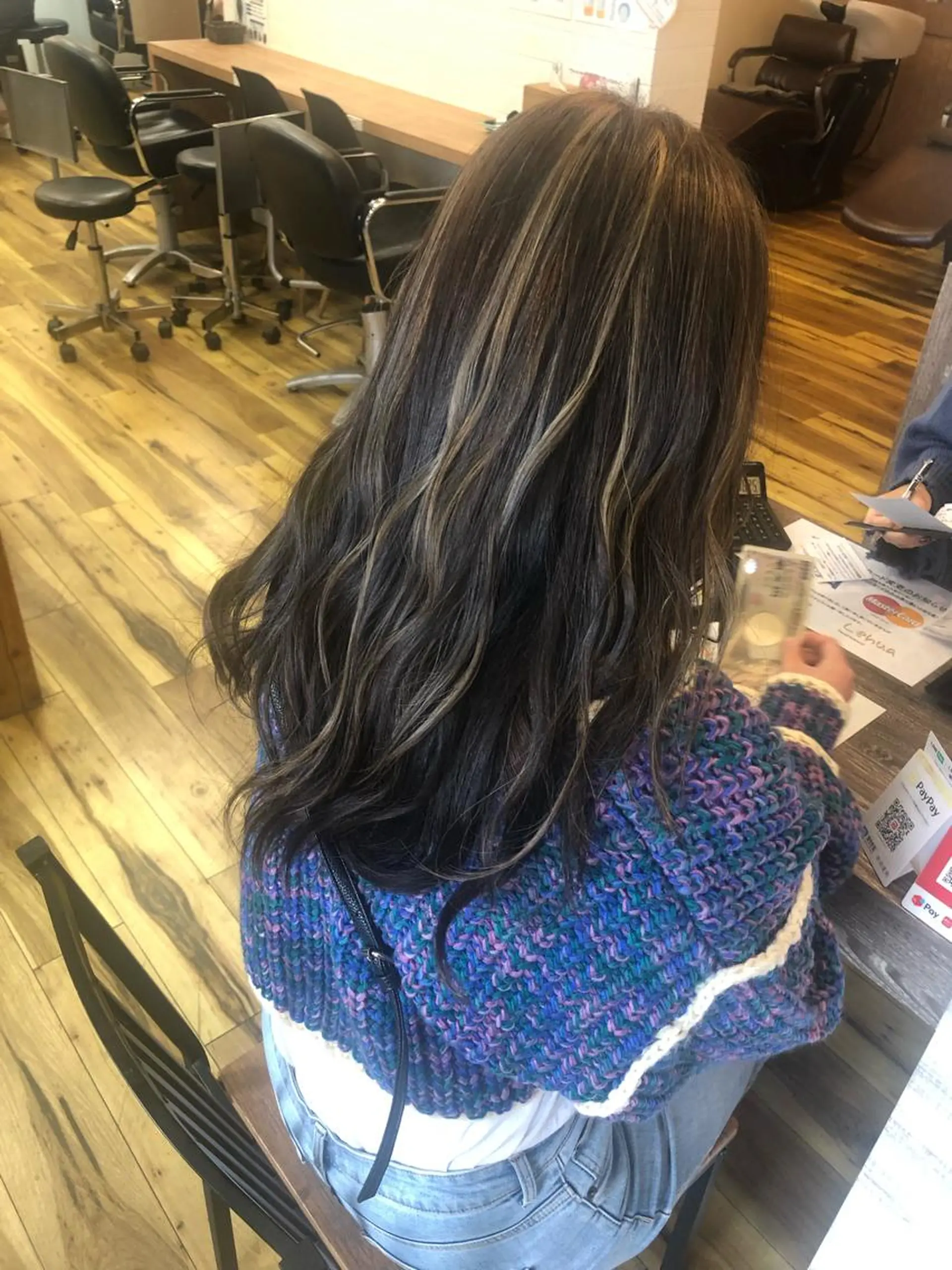 ロング カット ヘアカラー ツイスパ特化 メンズサロンのヘアスタイル