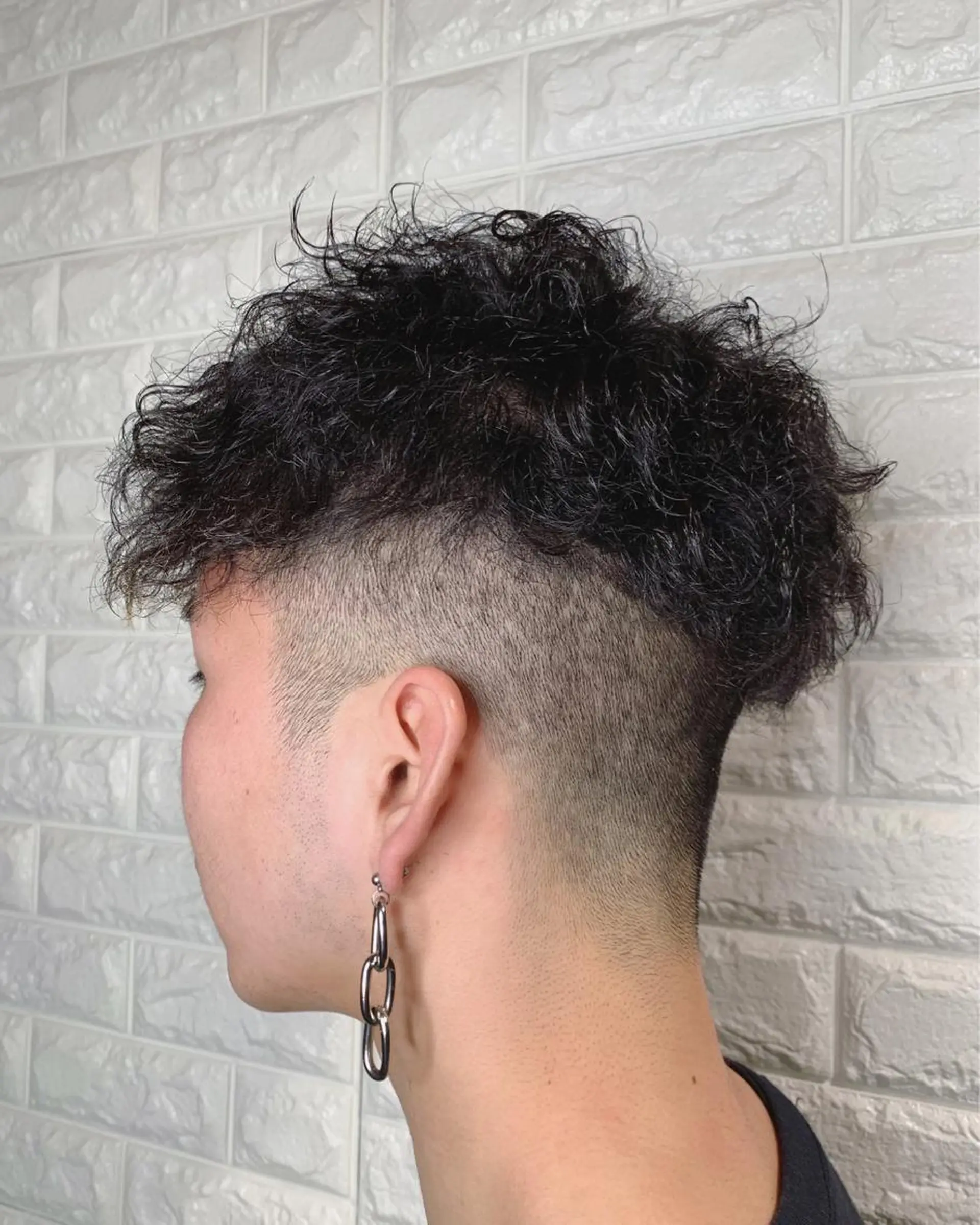 ショート パーマ メンズ ショートヘア カット パーマ Lee東三国 店長 谷辻誠志のヘアスタイル