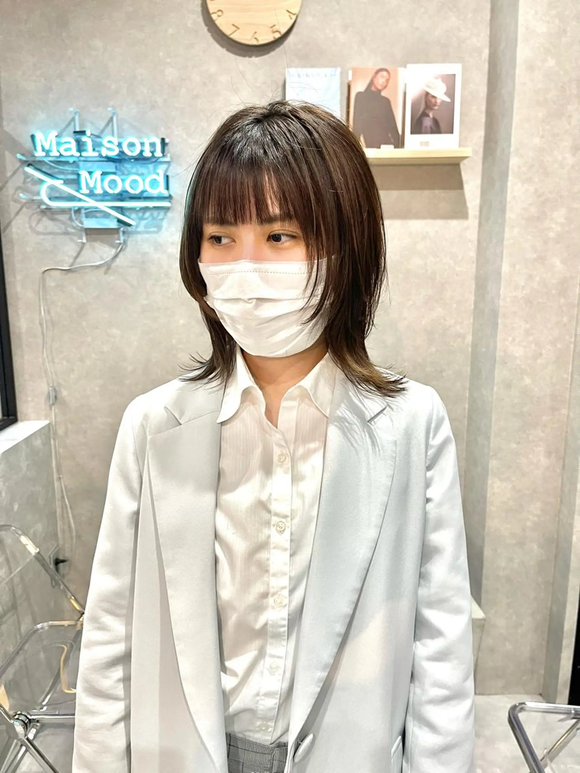 ミディアム カラー mood tatemachiのヘアスタイル