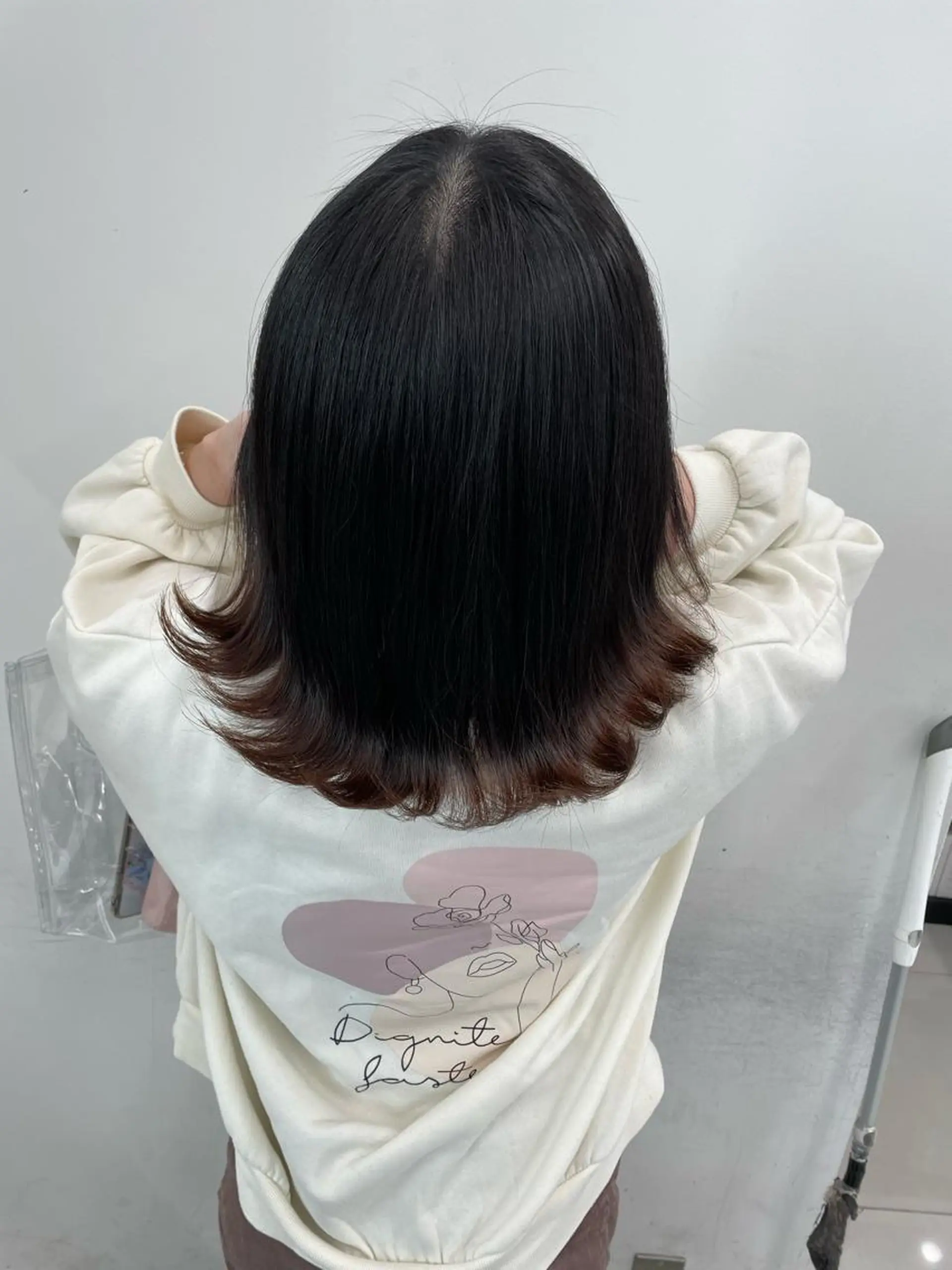 ミディアム カラー ミディアムパーマ ブリーチ グラデーションカラー 学生 髪質改善 ⭐️無料！カット モデル募集⭐️夕貴のヘアスタイル