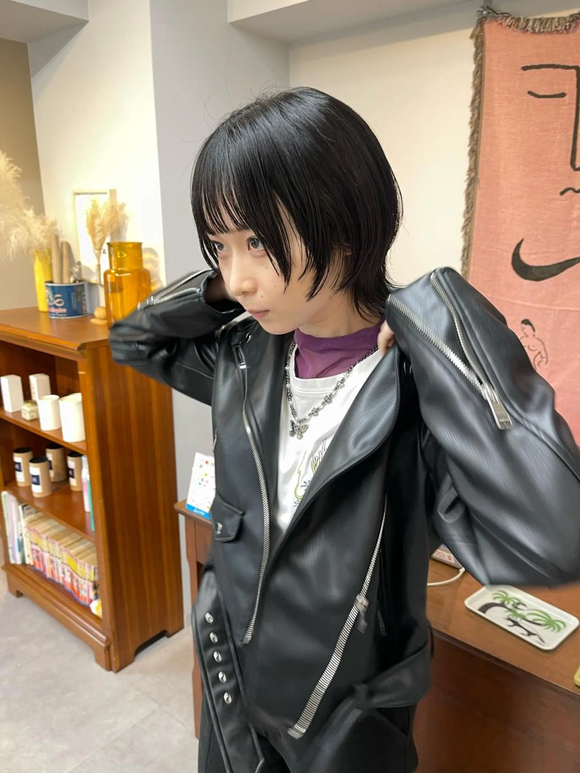 ショート カラー ボブレイヤー ボブ レイヤーカット ウルフカット カット ヘアカラー トリートメント MEY HAIR / CURLYS所属・丁寧なカウンセリング 🌿KENTA🌿のヘアスタイル