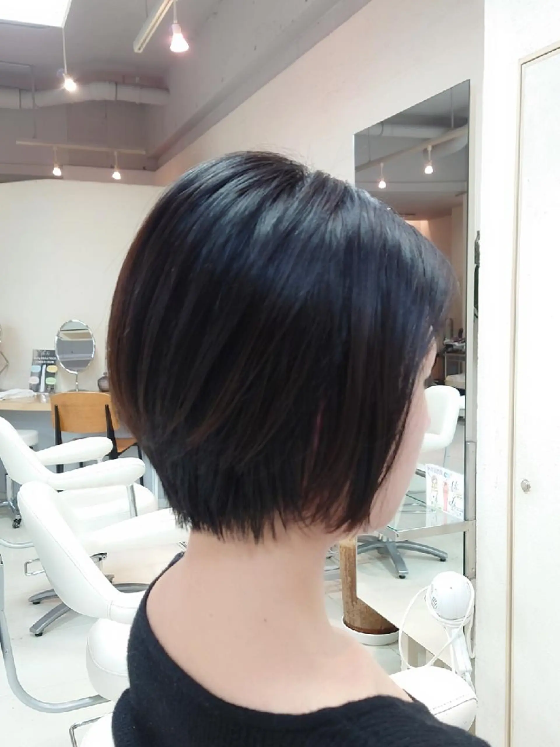 ショート ショートボブ ボブ ショートヘア カット トリートメント nagane sayakaのヘアスタイル