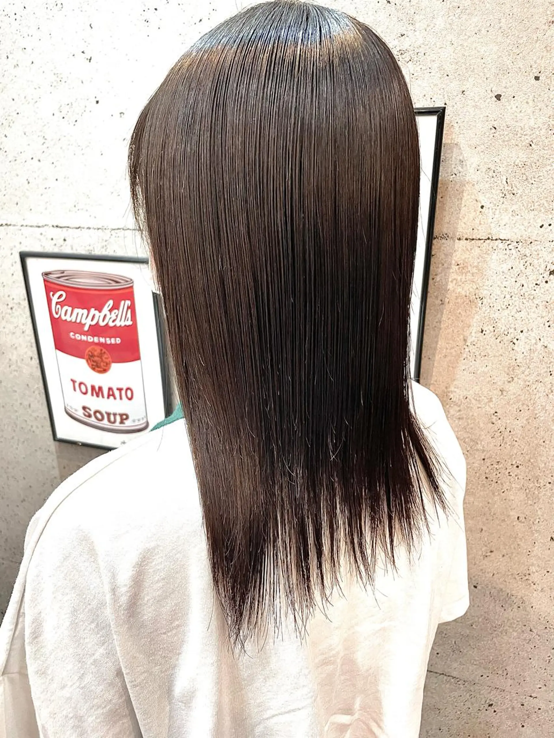 ミディアム 縮毛矯正 🔷ブリーチバレイヤ ージュ🔷飯野達也のヘアスタイル