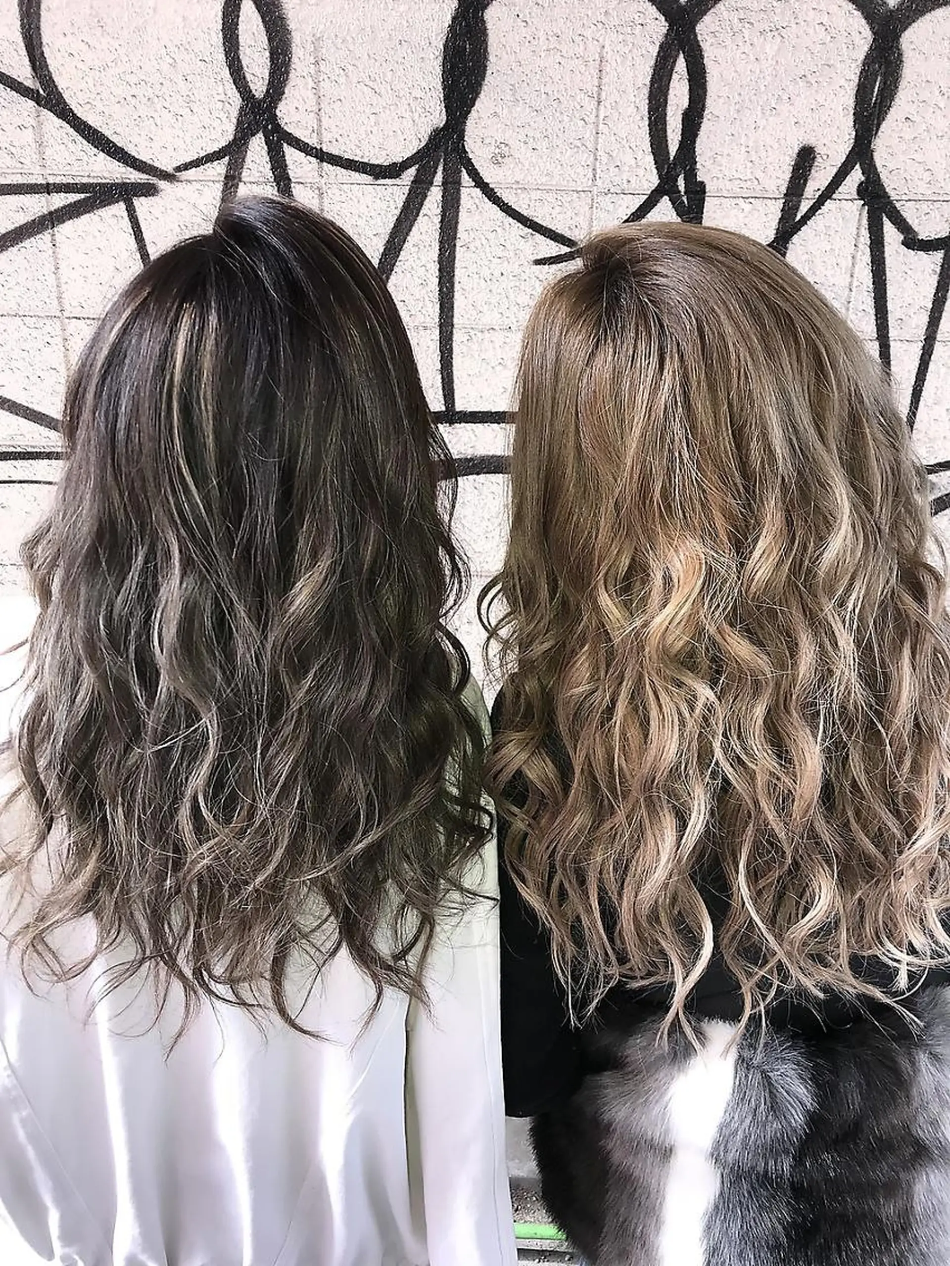 ロング カラー ヘアアレンジ エクステ/TARKY 編み込みエクステのヘアスタイル