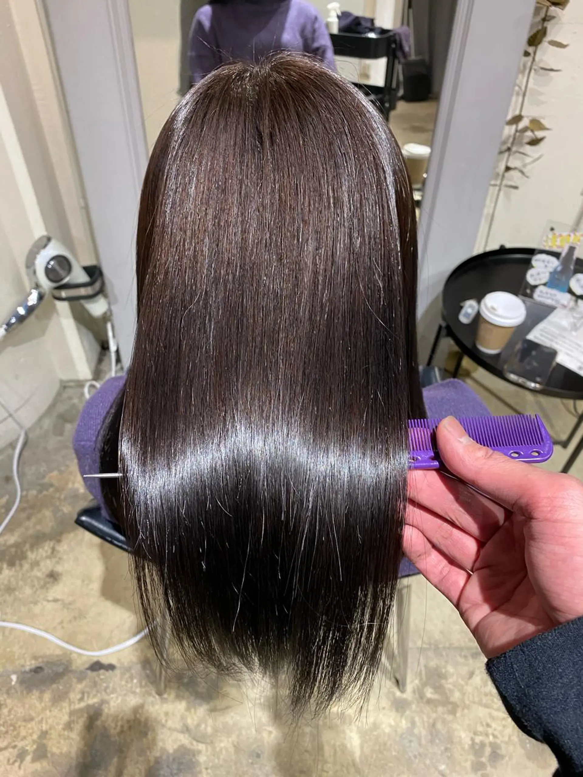 ロング カット ヘアカラー トリートメント ✨日本1の艶髪✨ 佐藤 翔太のヘアスタイル