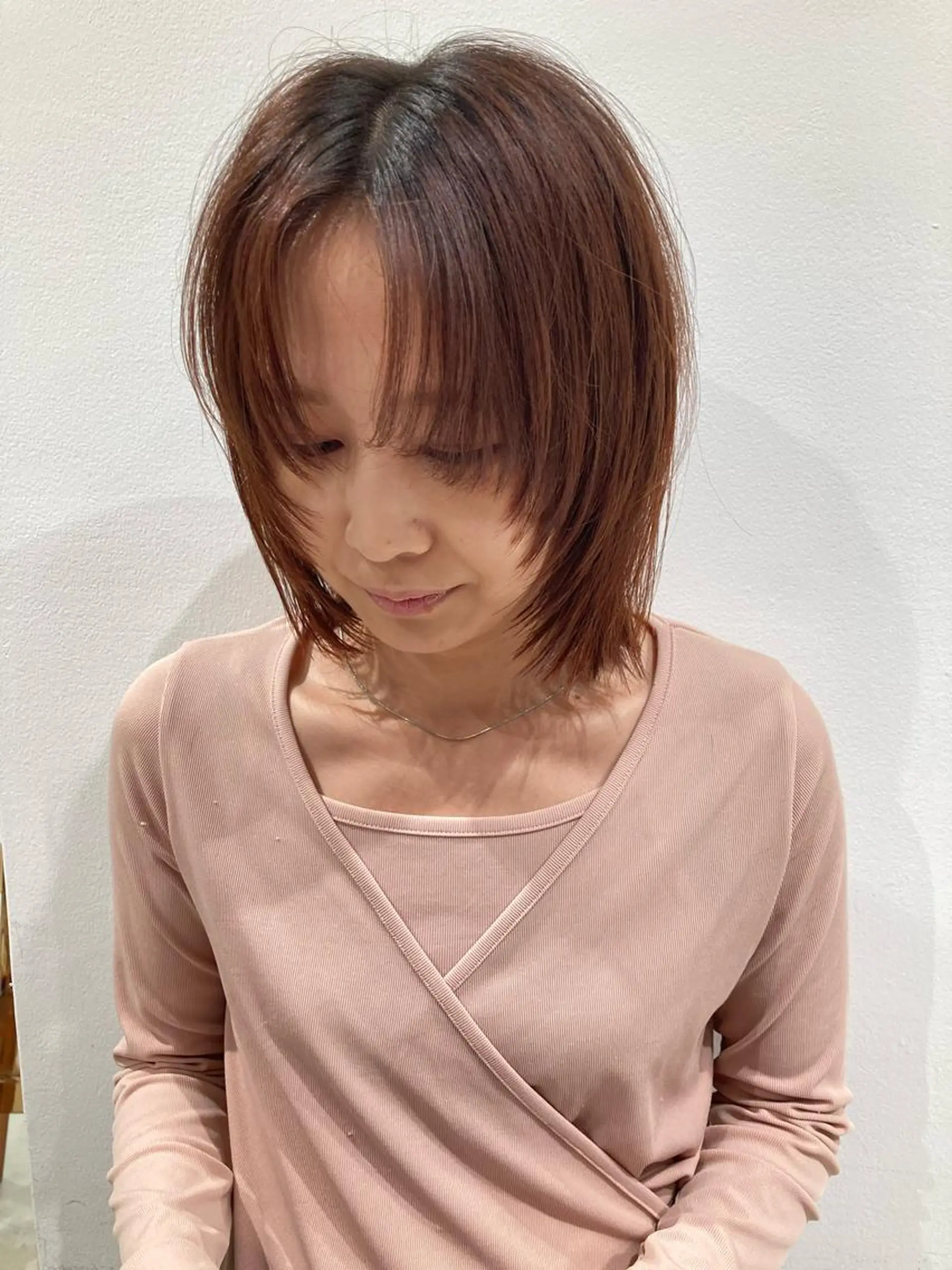 ミディアム 透明感カラー🫧 nanohaのヘアスタイル