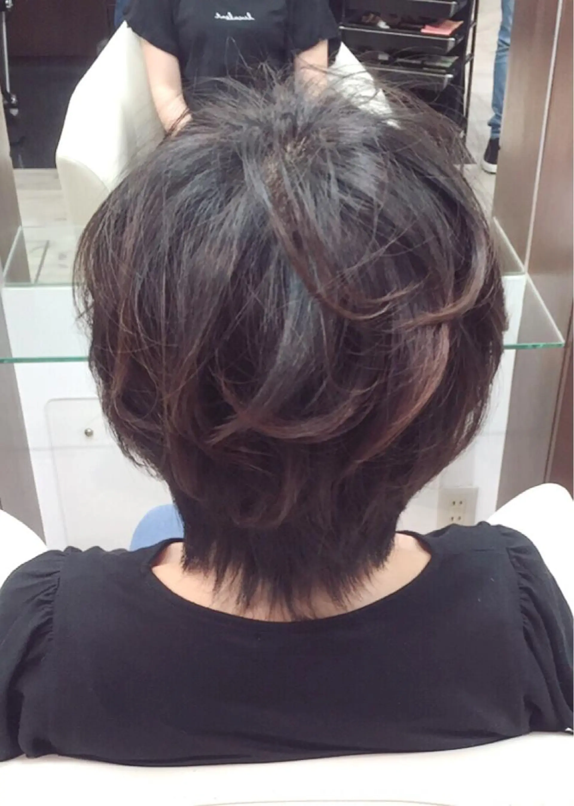 ショート ミディアム セミロング ロング カラー パーマ ヘアアレンジ メンズ キッズ ネイル まつエク Leyシェアサロン所属・Ken ドライカット ✂️髪質改善のヘアスタイル