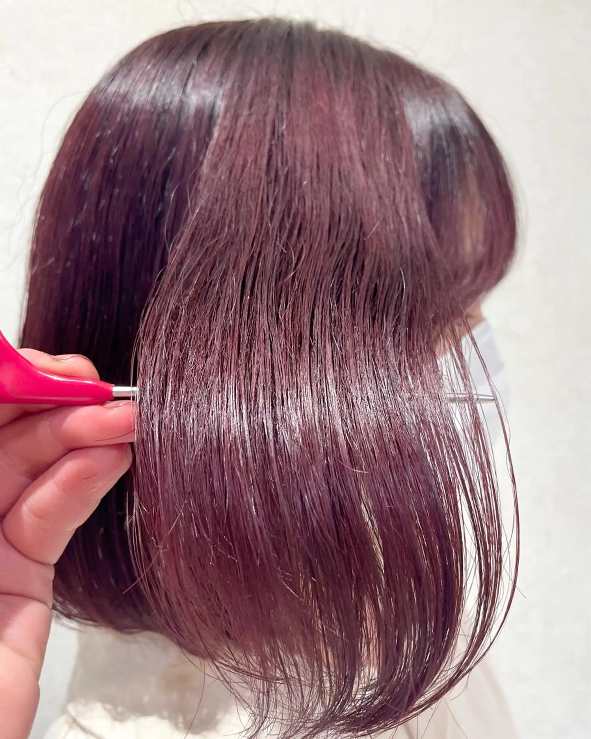 ミディアム カラー レッドカラー カラー/レイヤー/ 髪質改善/PAAQのヘアスタイル