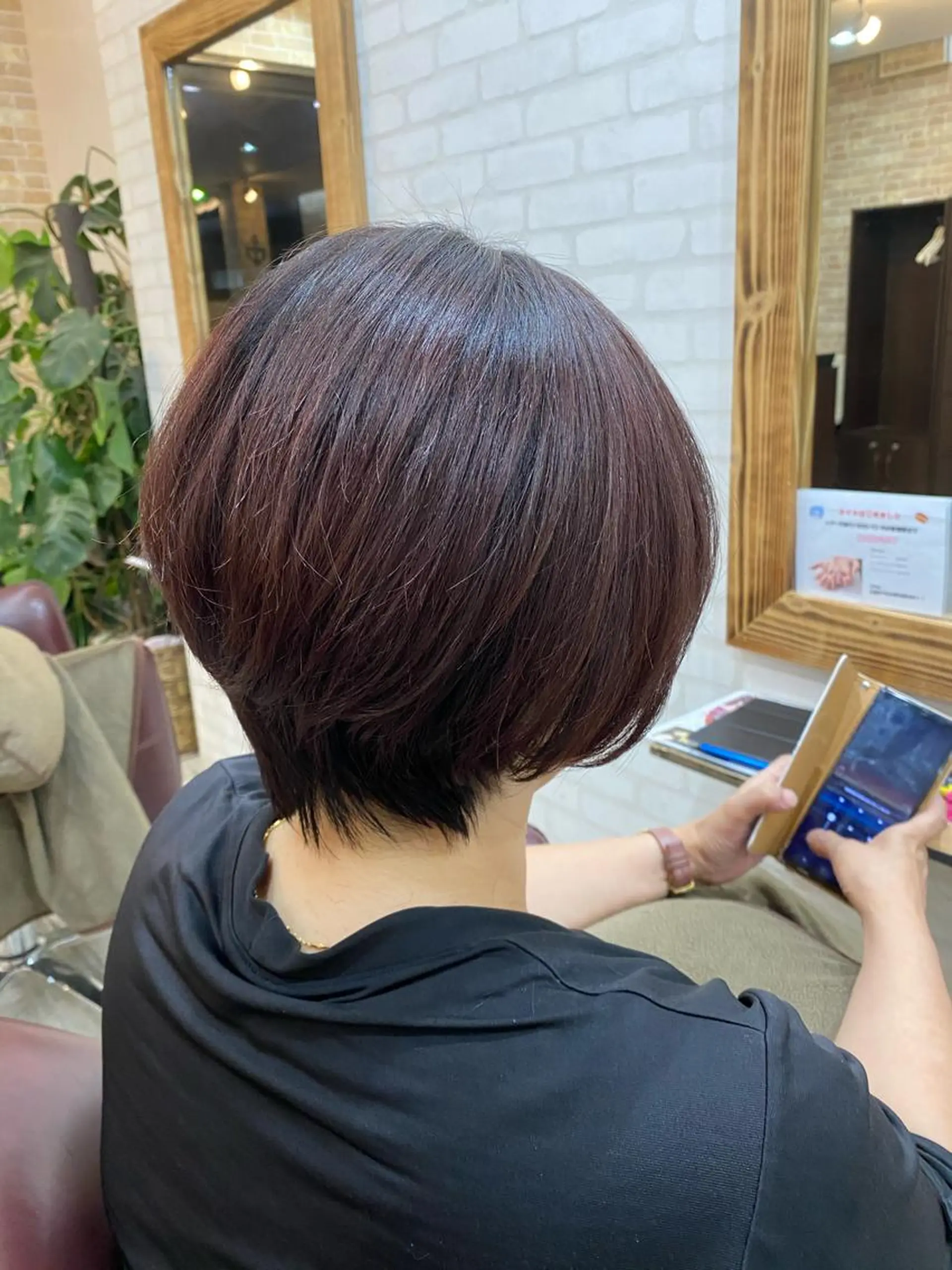 ショート 丸みショート ショートヘア 若山 敦のヘアスタイル