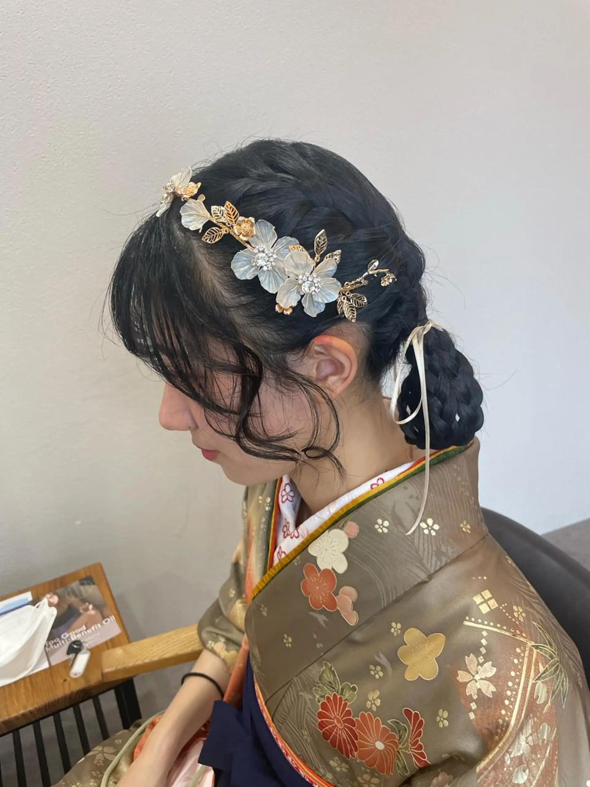 ヘアアレンジ 卒業式のヘアスタイル ヘアセット ボブ/髪質改善/ soiナカジママドリのヘアスタイル